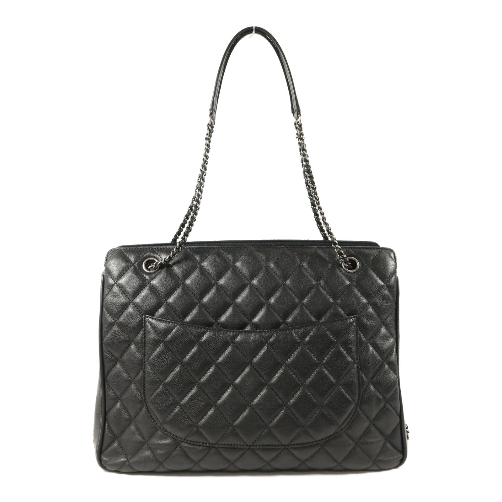 CHANEL 牛皮皮革Quilted Frame In Chain Tote手挽袋