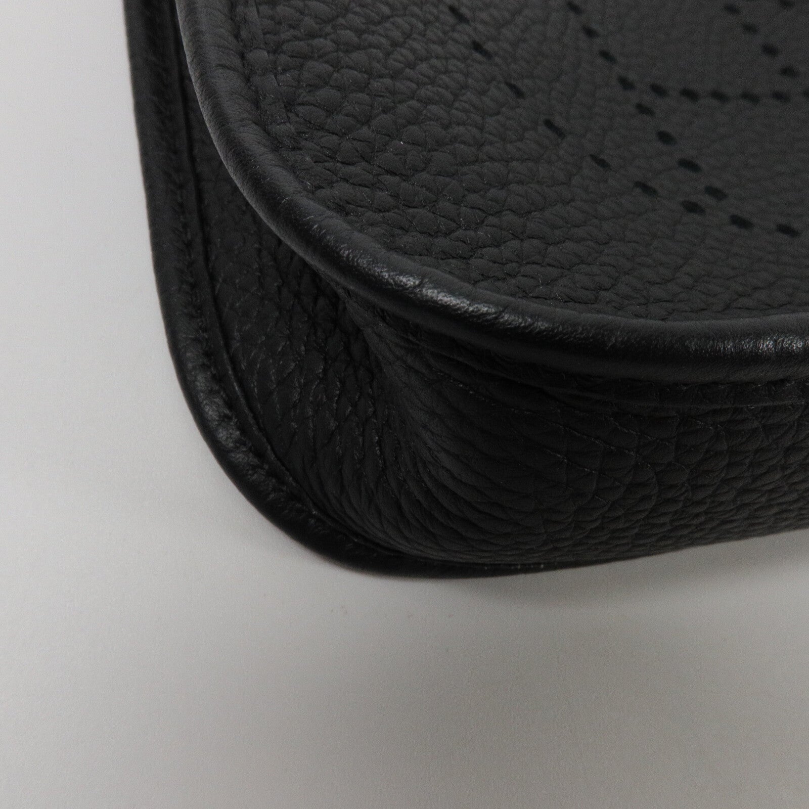 HERMES Clemence皮革Evelyne TPM肩背袋Noir