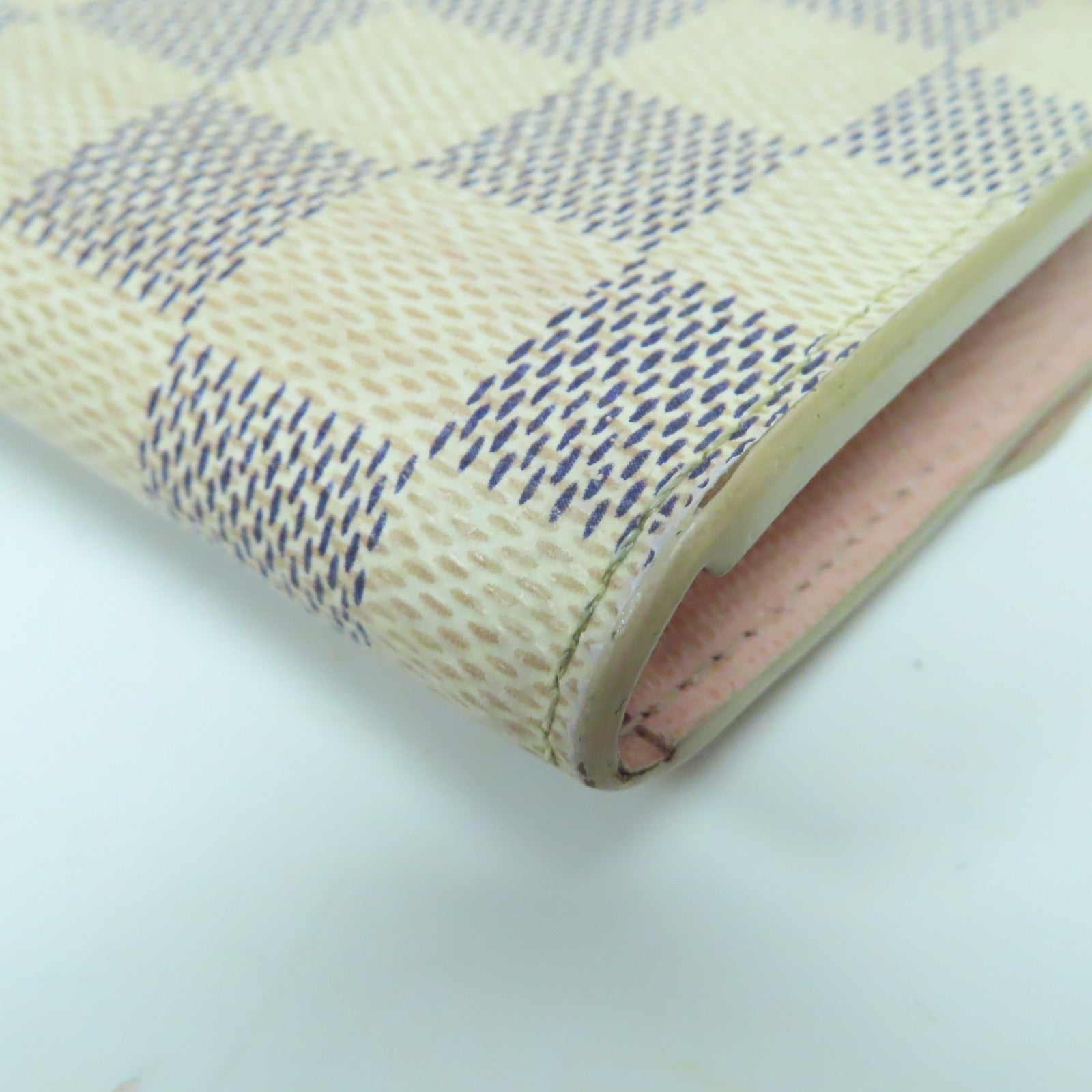 LOUIS VUITTON 【激減優惠】Damier Azur Rosalie Coin Purse金扣零錢包白色/藍色