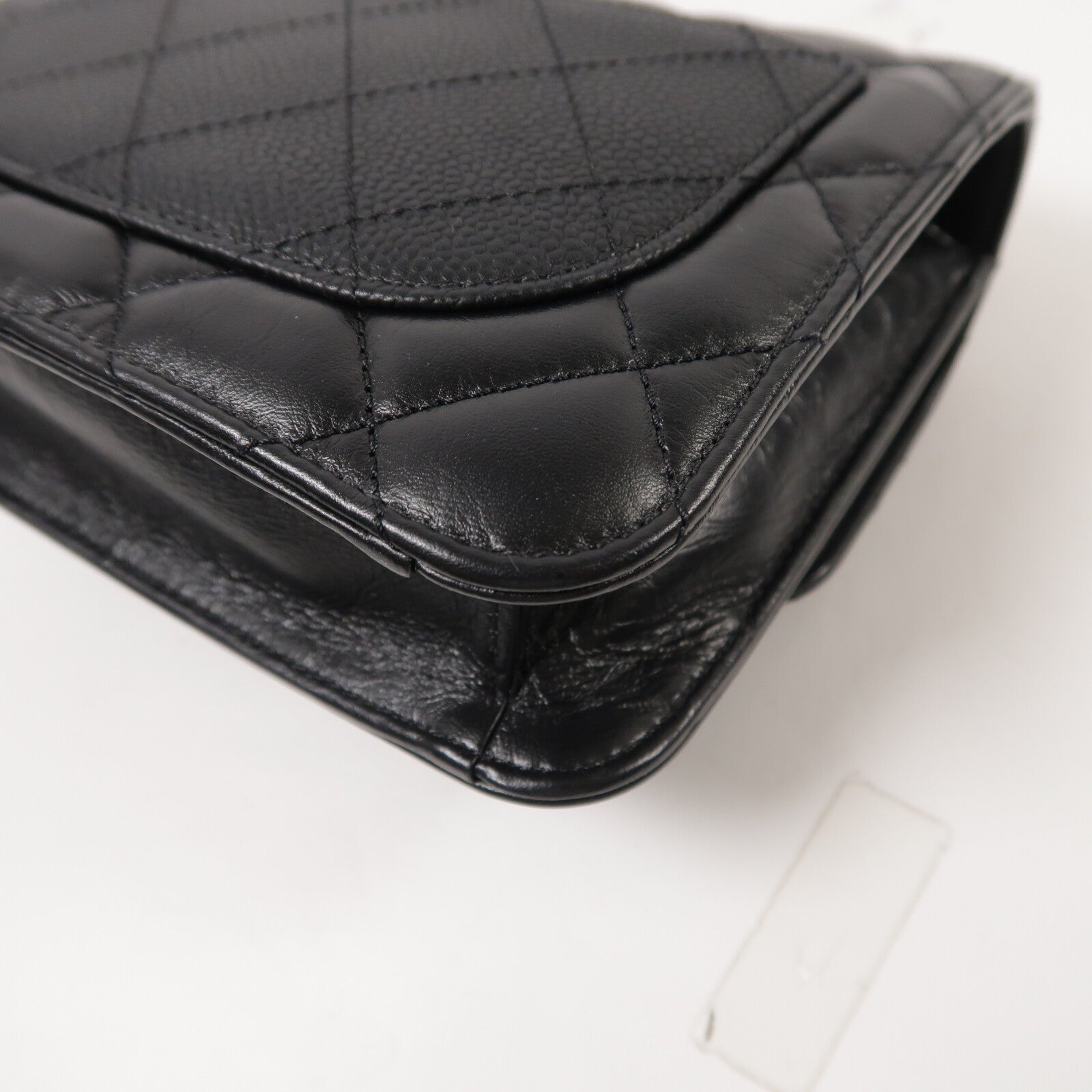 CHANEL 牛皮皮革Chain Handle Flap Bag手挽肩背兩用袋