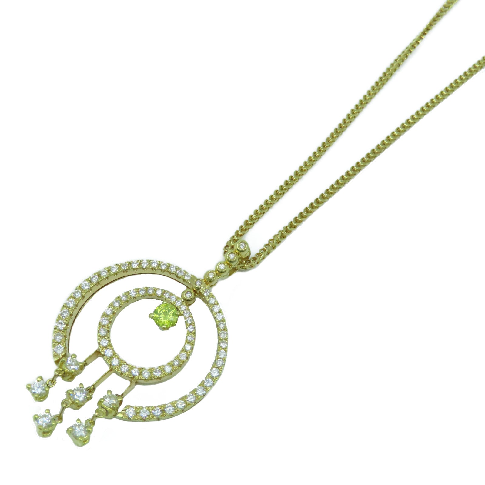 JEWELRY 【激減優惠】18K黃金Diamond Necklace 2.13ct鑽石項鏈