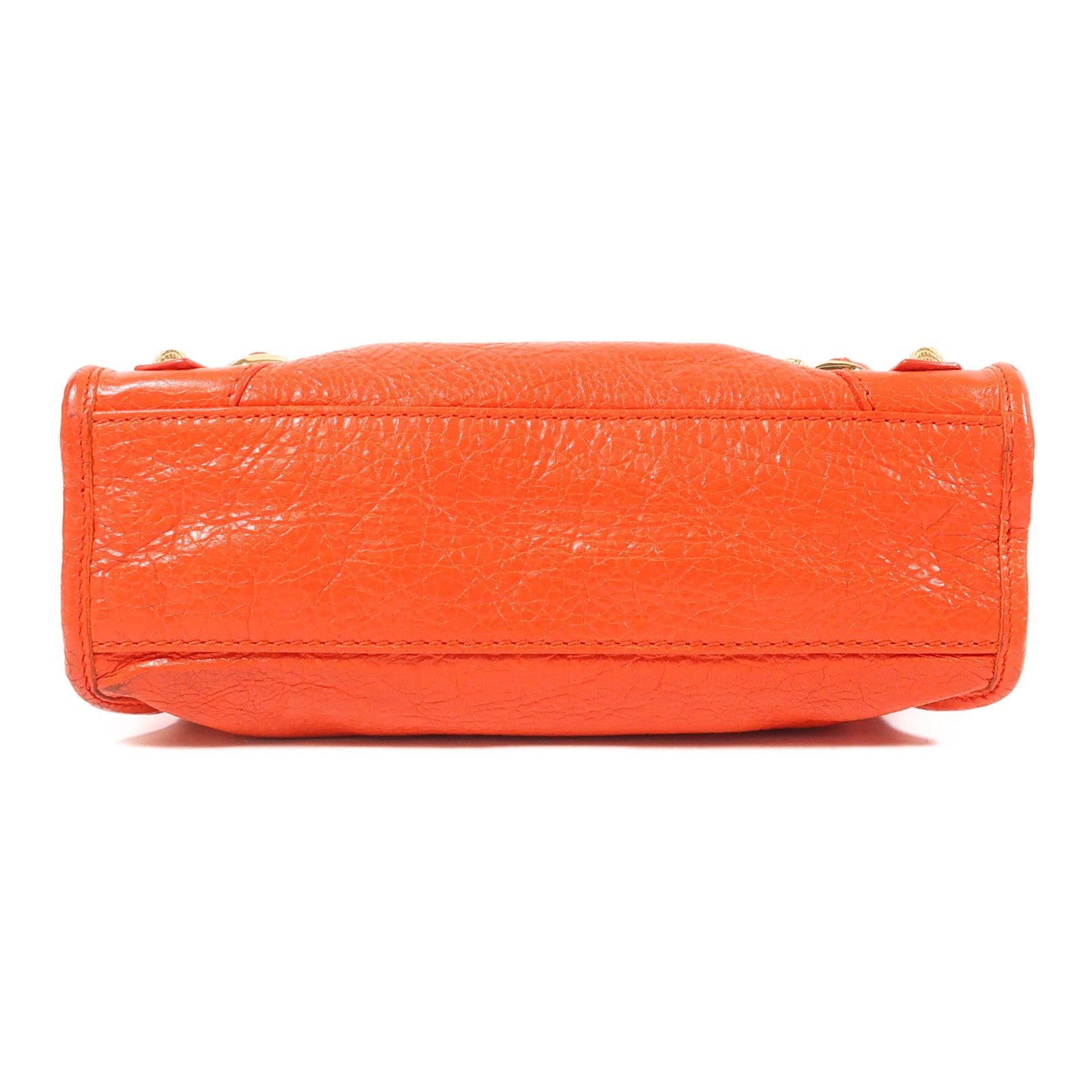 BALENCIAGA 牛皮皮革Mini City金扣手挽肩背兩用袋