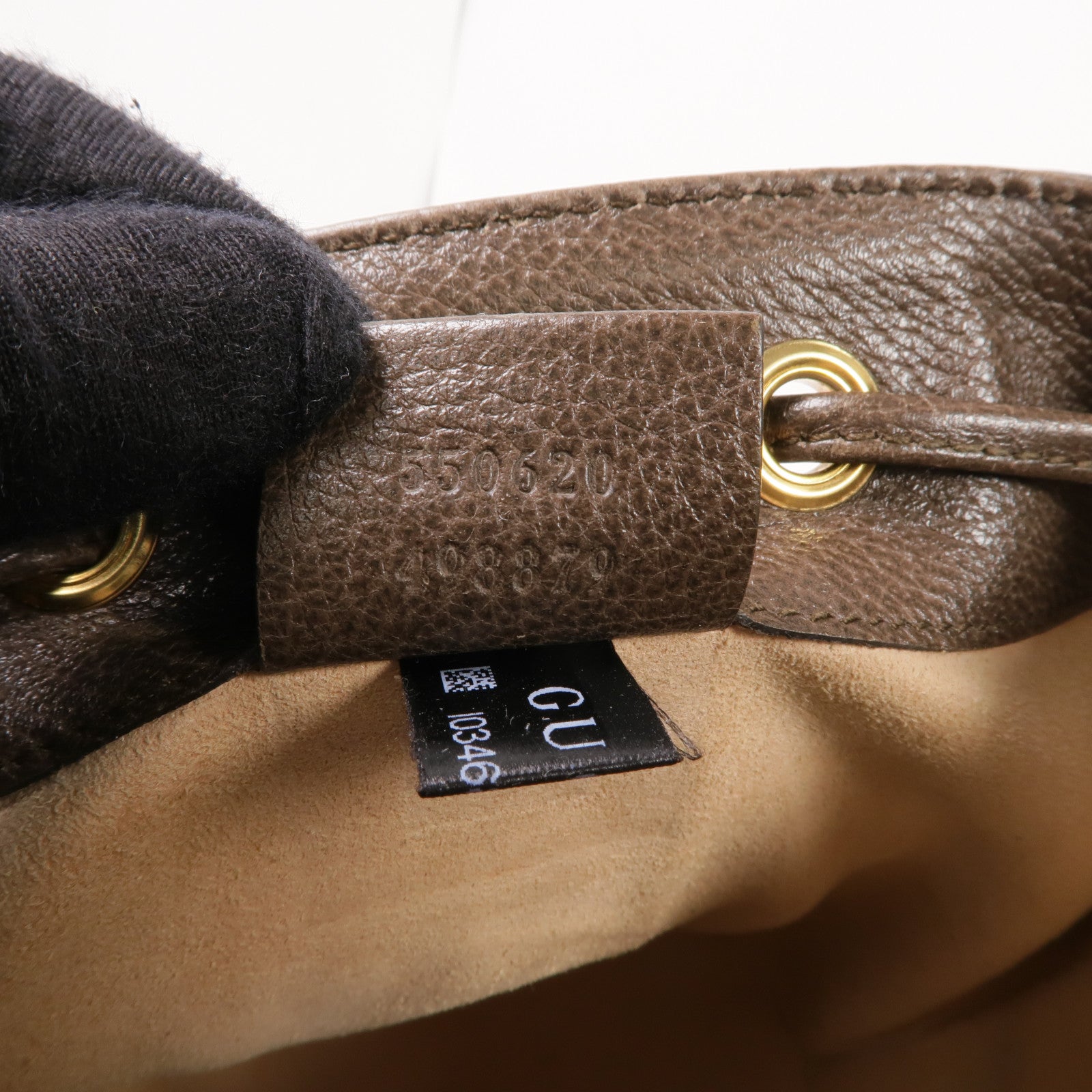GUCCI 塗層帆布Ophidia Mini Bucket金扣肩背袋