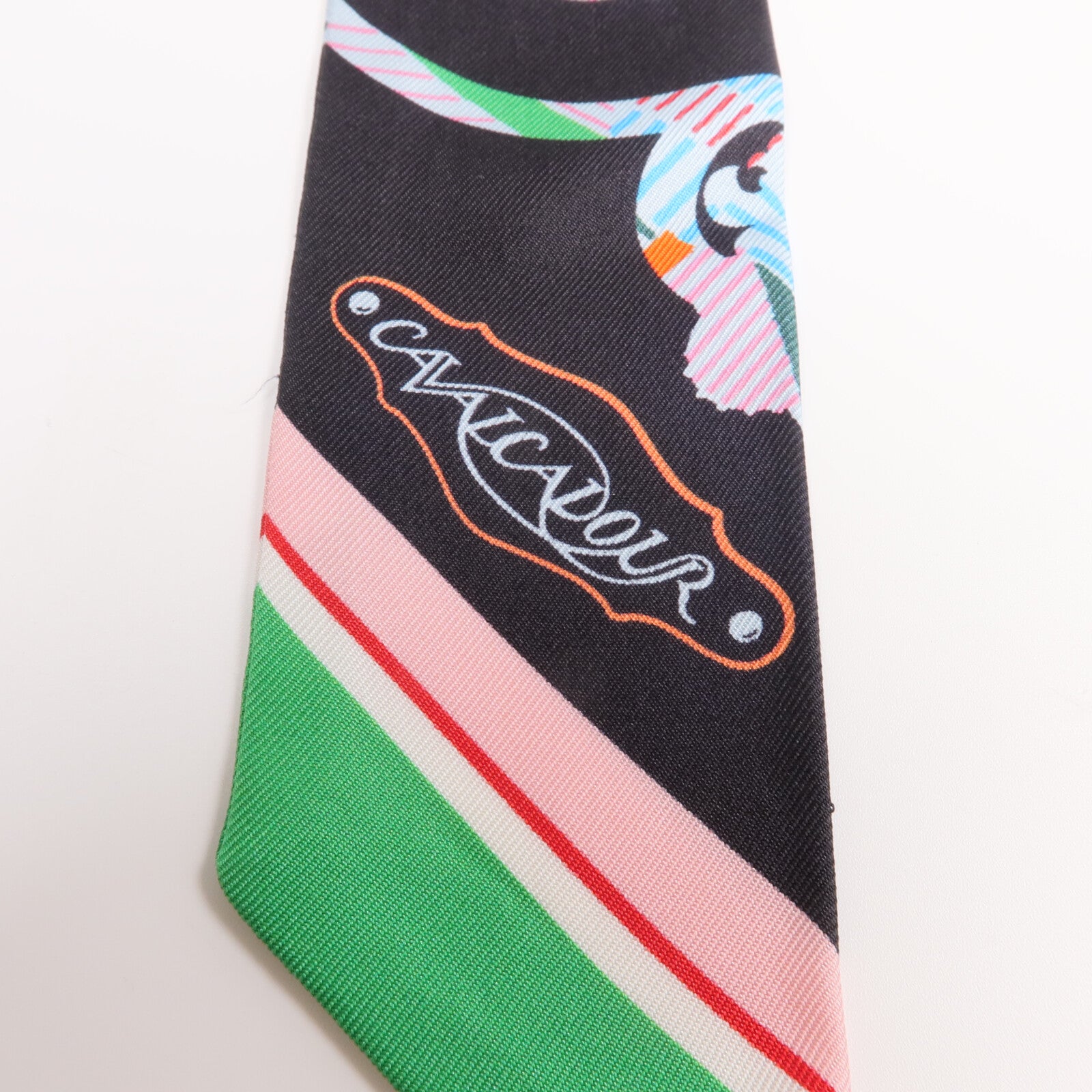 HERMES 【激減優惠】絲質Twilly絲巾