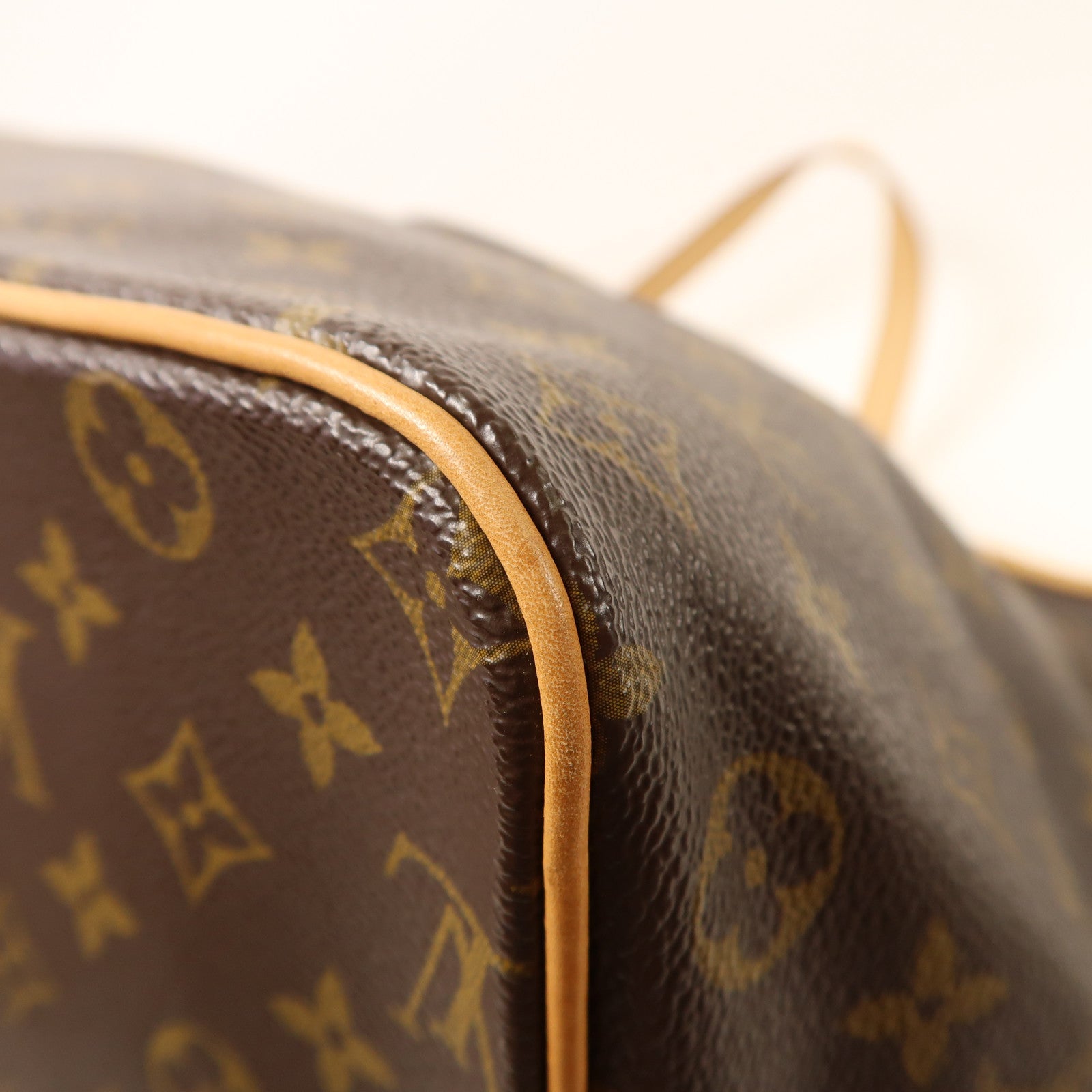 LOUIS VUITTON Monogram Palermo GM金扣手挽肩背兩用袋棕色