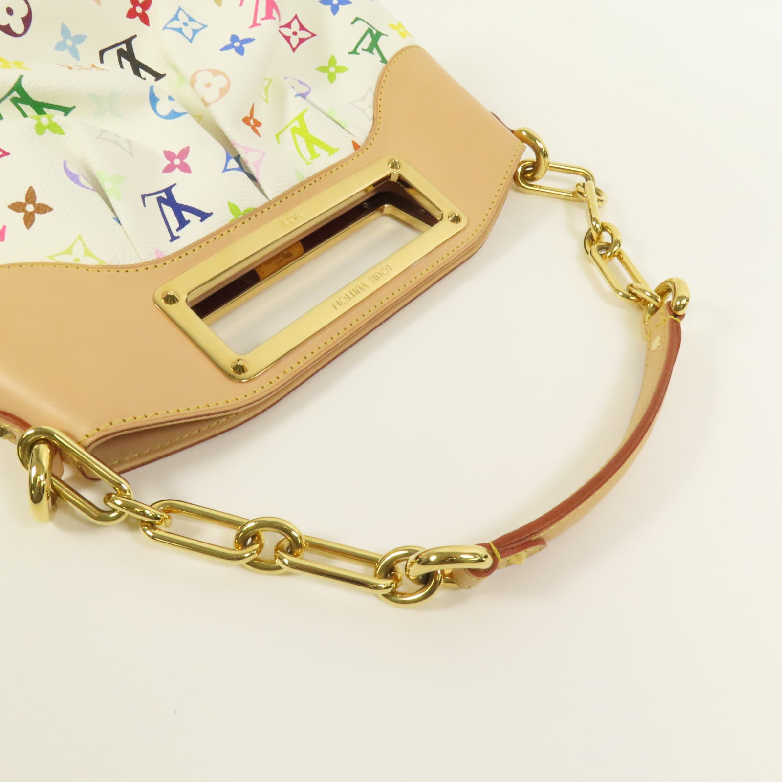 LOUIS VUITTON Monogram Multicolore Judy PM金扣手挽肩背兩用袋