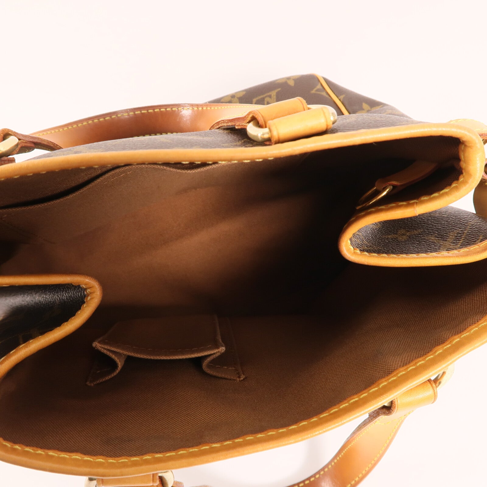 LOUIS VUITTON Monogram Batignolles Vertical金扣手挽袋