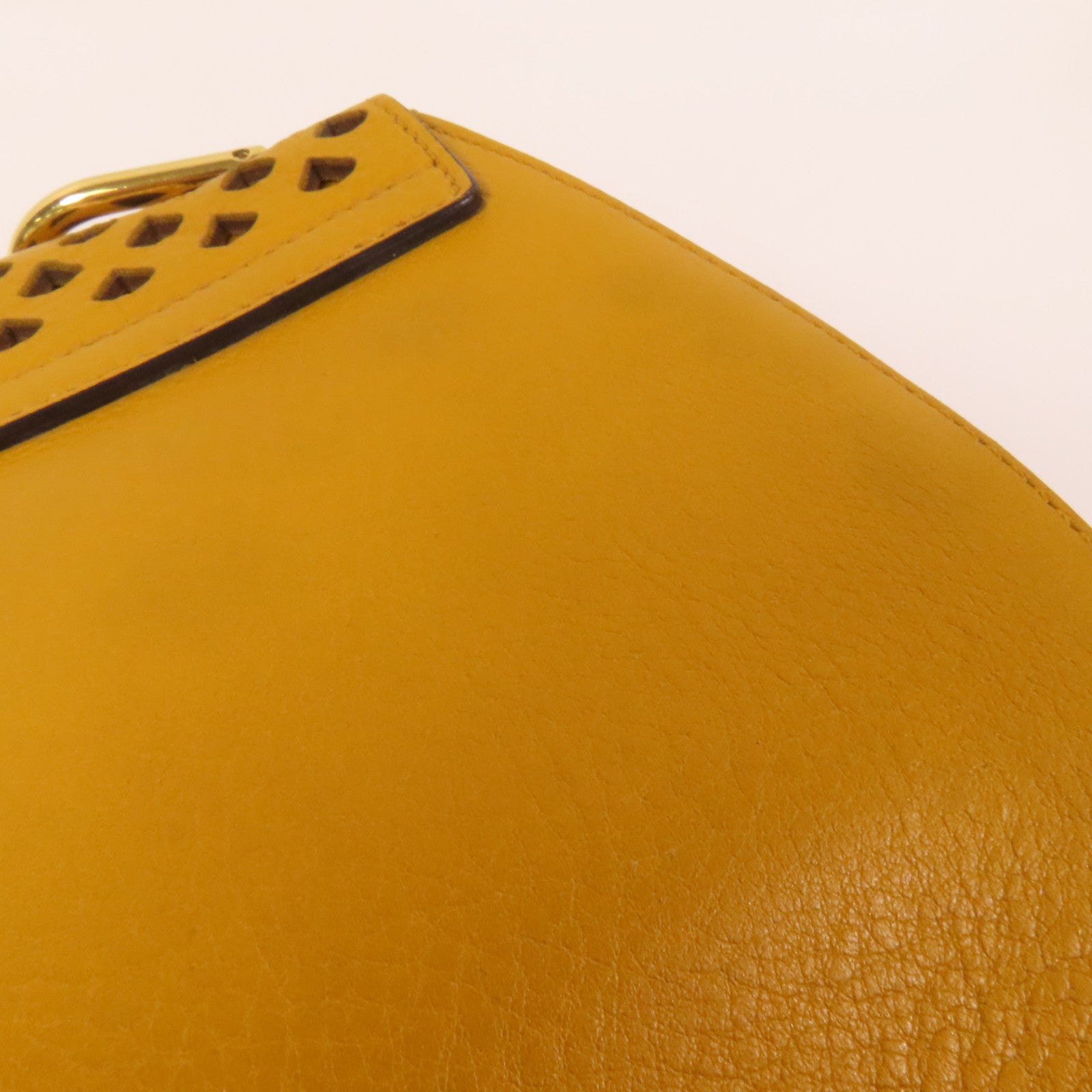 Chloe 牛皮皮革Shoulder Bag金扣鏈帶肩背袋