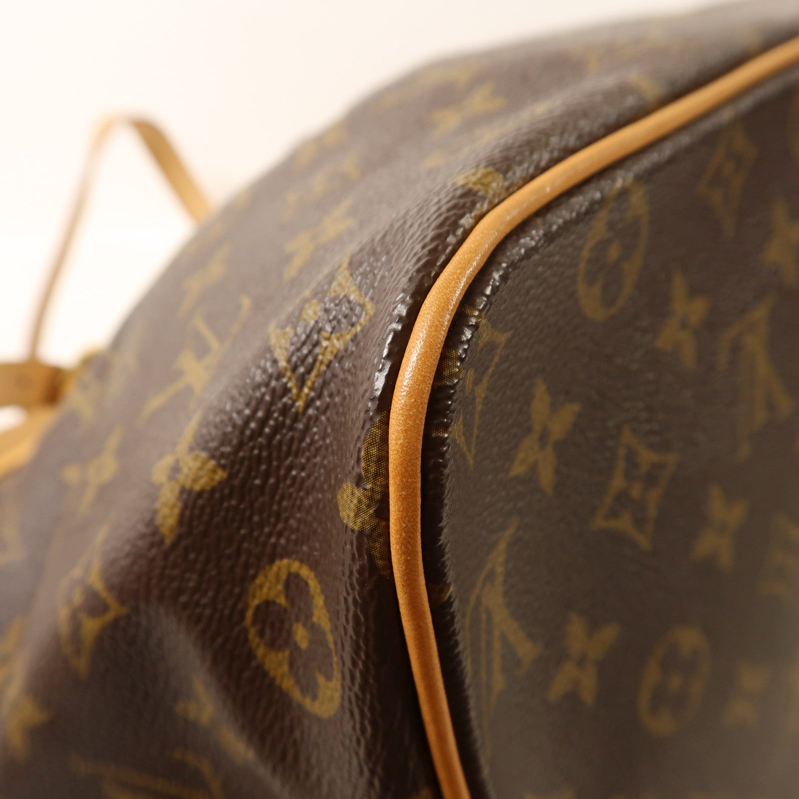 LOUIS VUITTON Monogram Palermo GM金扣手挽肩背兩用袋棕色