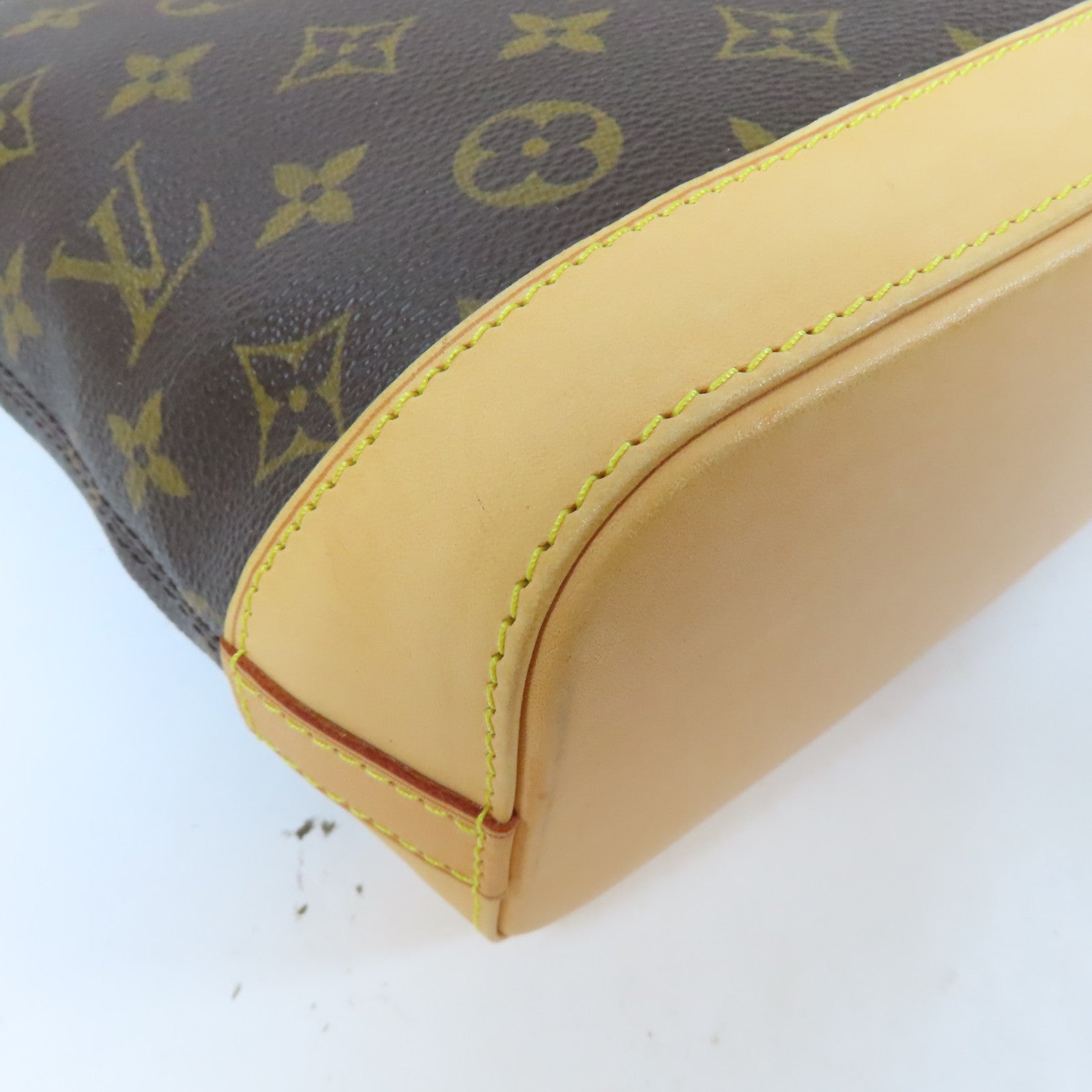LOUIS VUITTON Monogram Lockit金扣手挽袋啡色