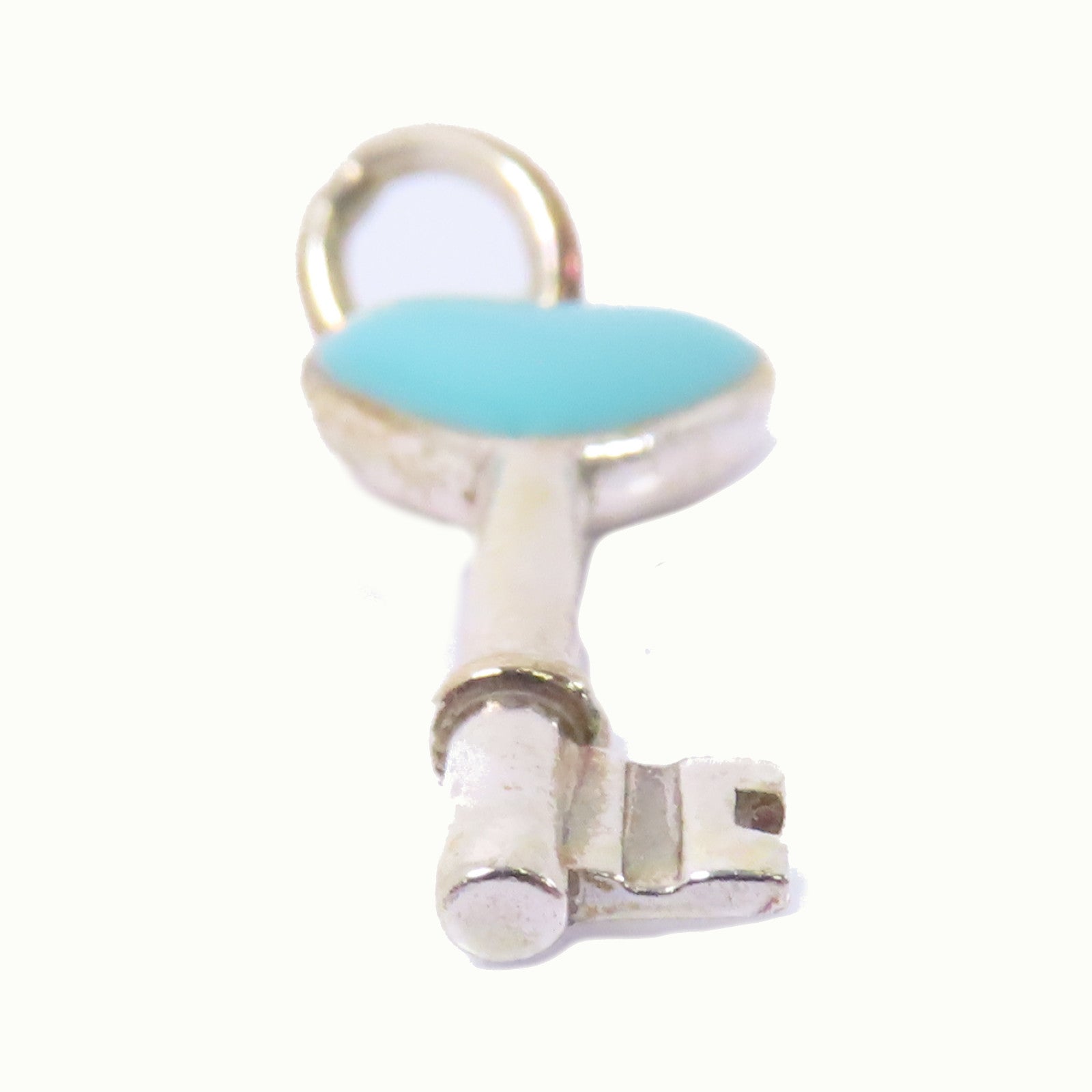 TIFFANY＆CO 925純銀Pendant Top吊墜銀色/藍色