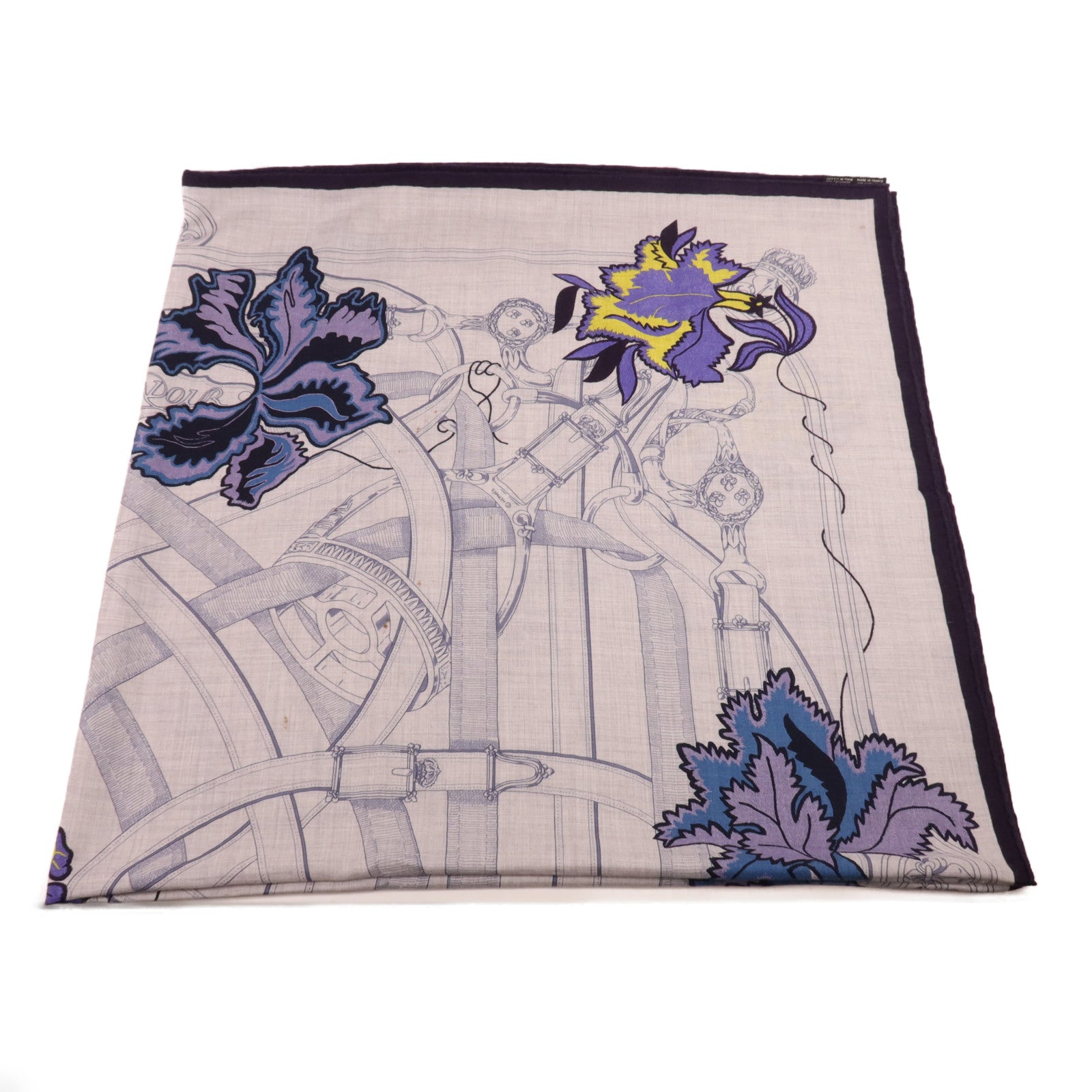 HERMES 羊絨/絲質Scarf圍巾