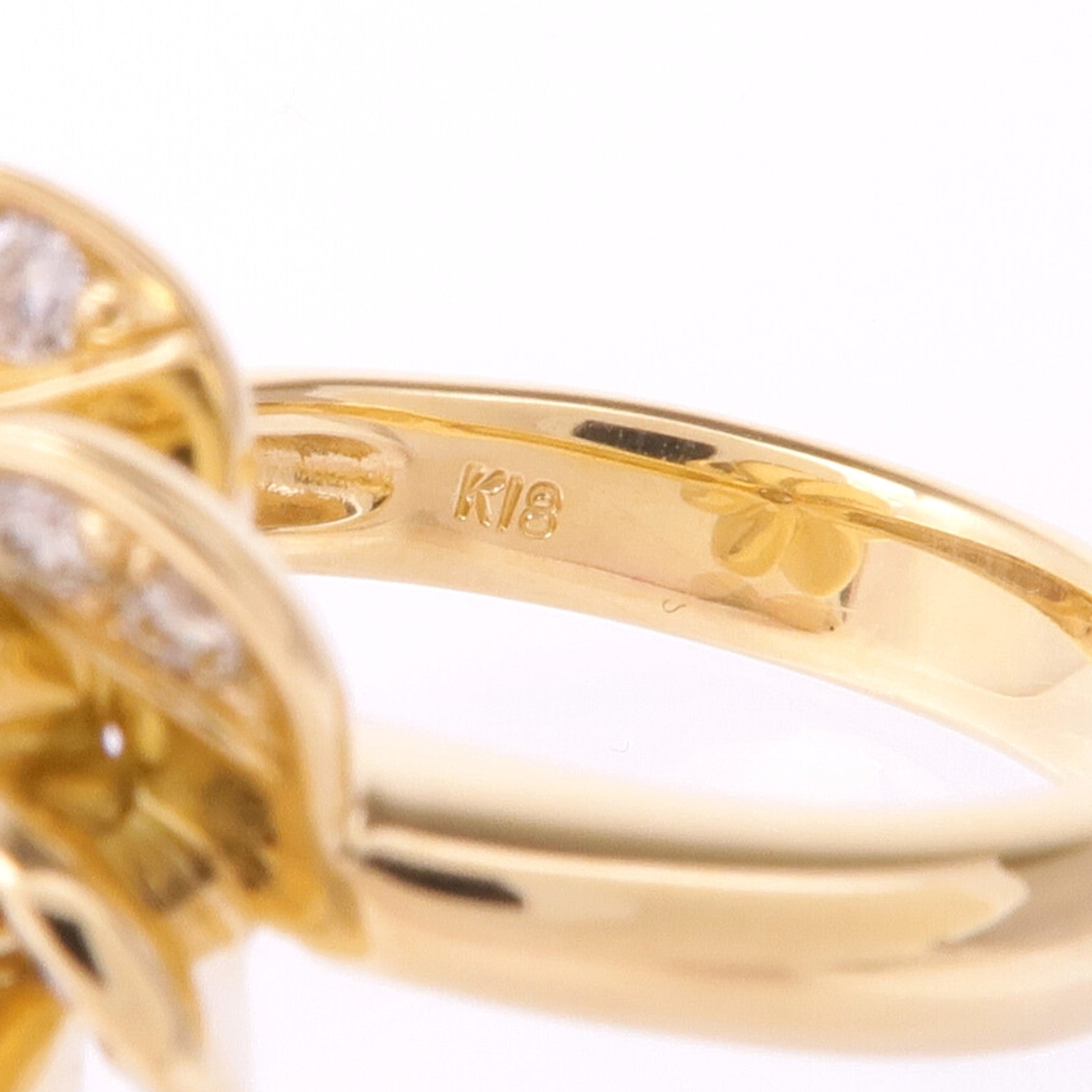 JEWELRY 18K黃金Diamond Ring鑽石戒指US#6