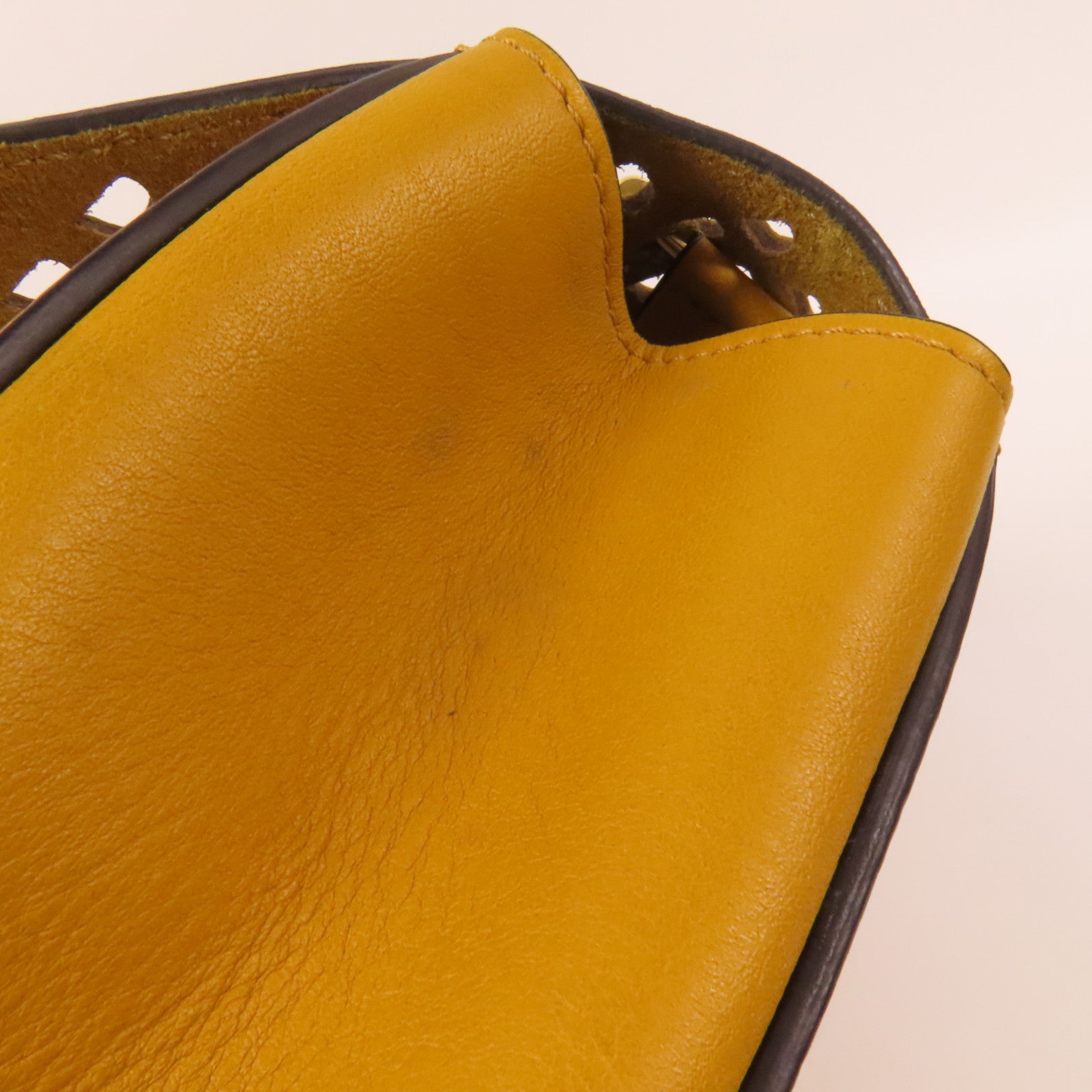 Chloe 牛皮皮革Shoulder Bag金扣鏈帶肩背袋