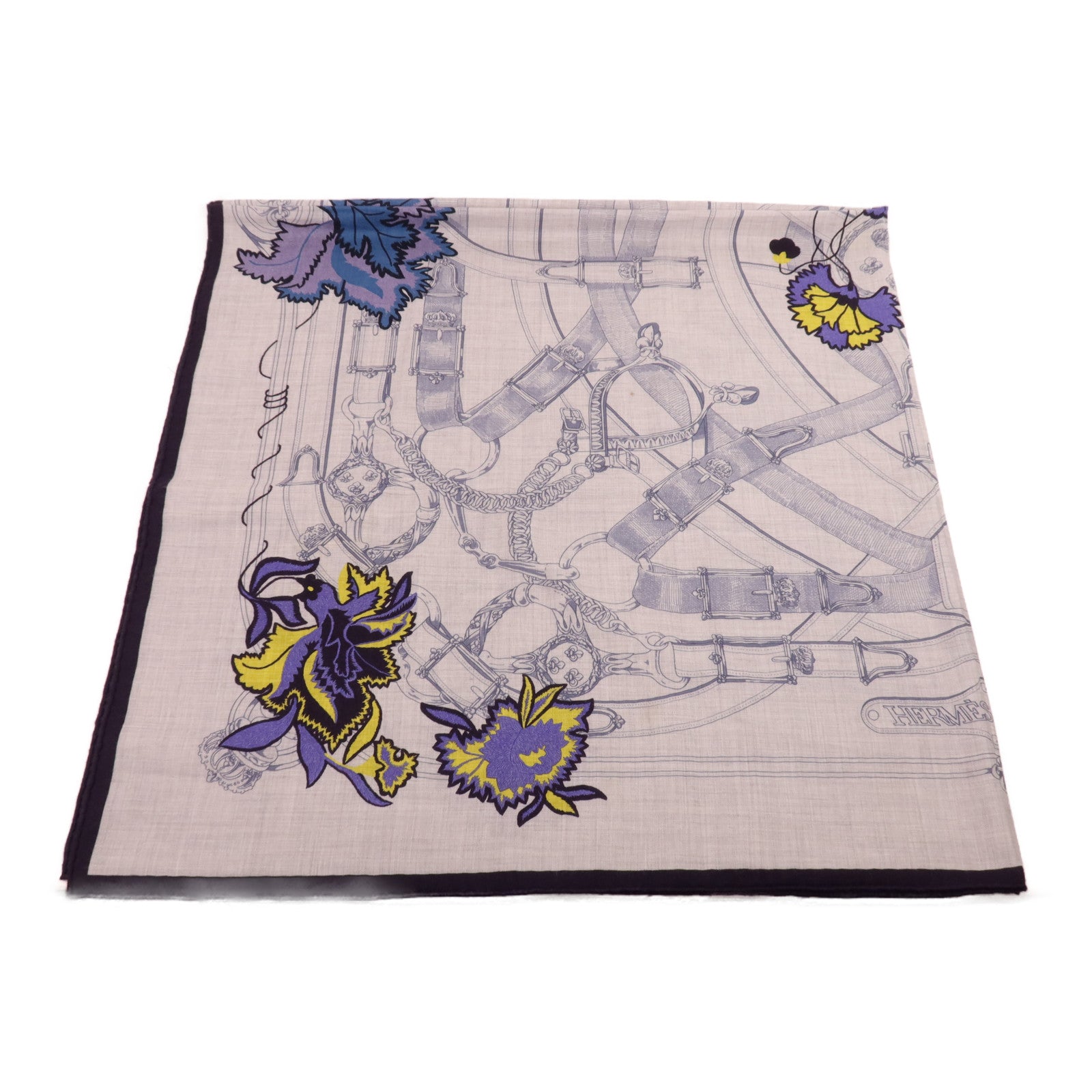 HERMES 羊絨/絲質Scarf圍巾