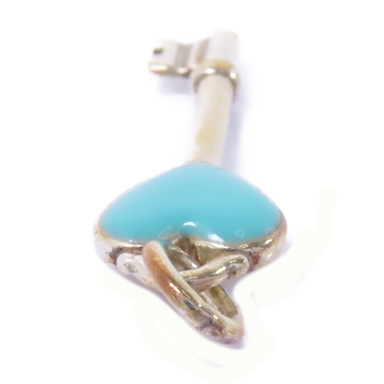 TIFFANY＆CO 925純銀Pendant Top吊墜銀色/藍色