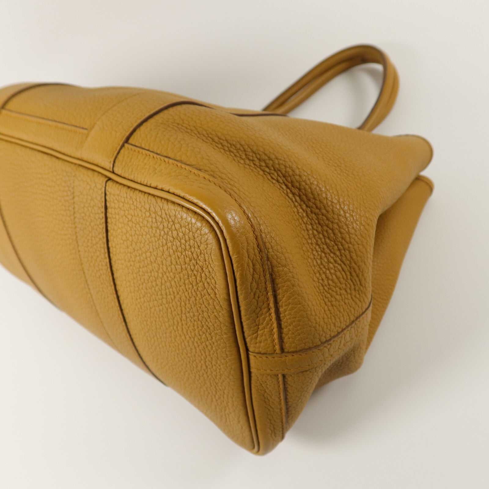 HERMES Negonda皮革Garden Party PM手挽袋Sesame
