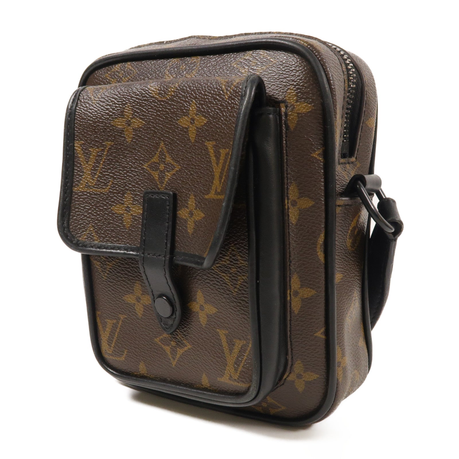 LOUIS VUITTON LV GHW Christopher Wearable Wallet Shoulder Bag M69404 Brown