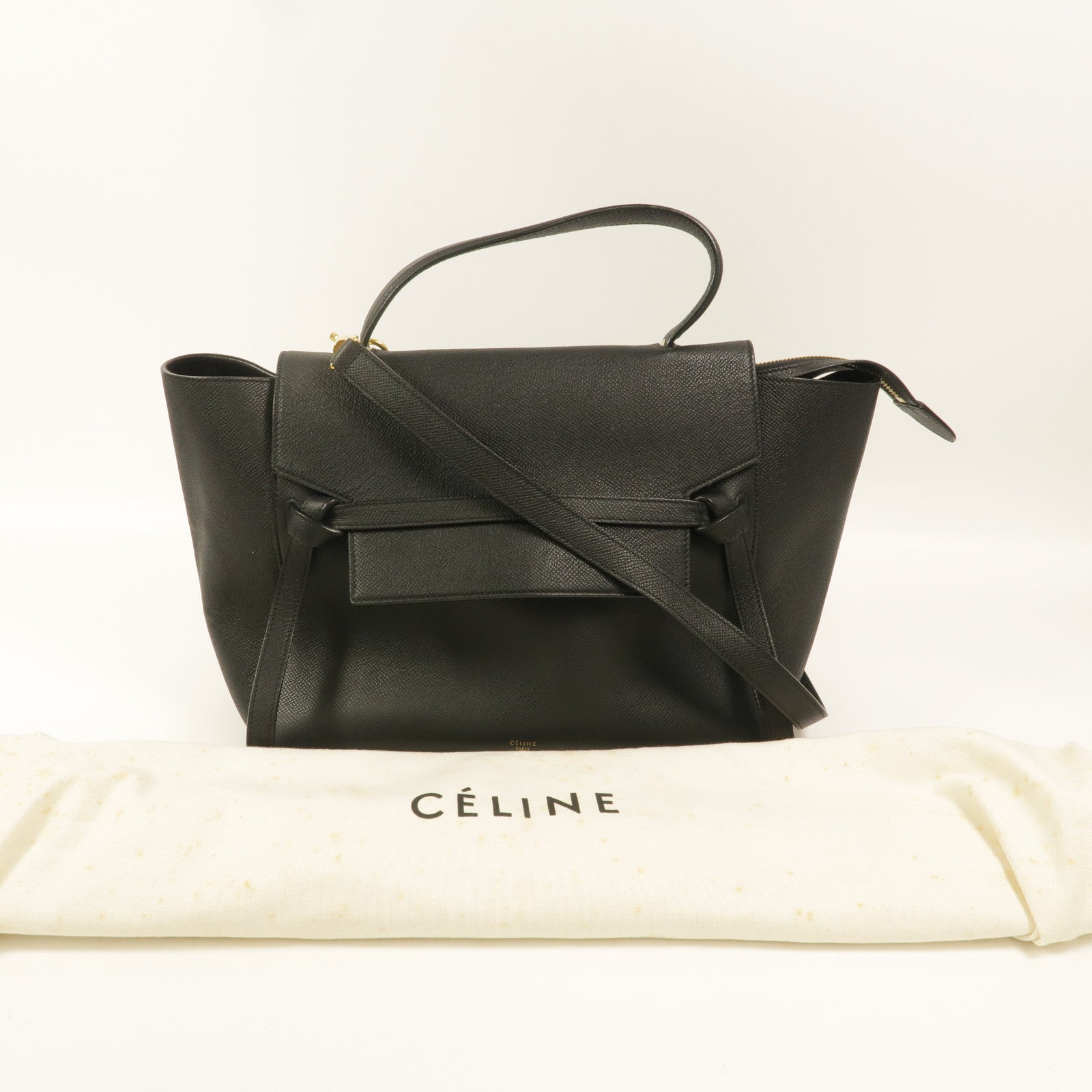 CELINE 牛皮皮革Mini Belt手挽肩背兩用袋