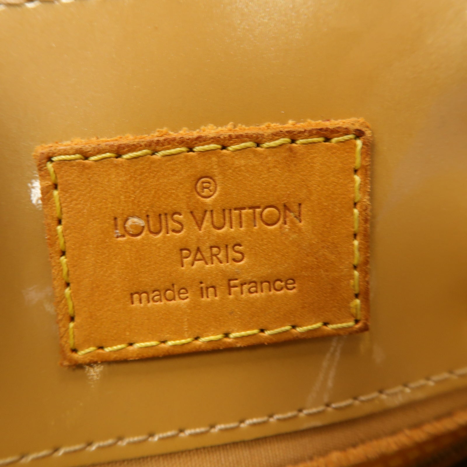 LOUIS VUITTON 【激減優惠】Monogram Vernis Reade PM銀扣手挽袋棕色