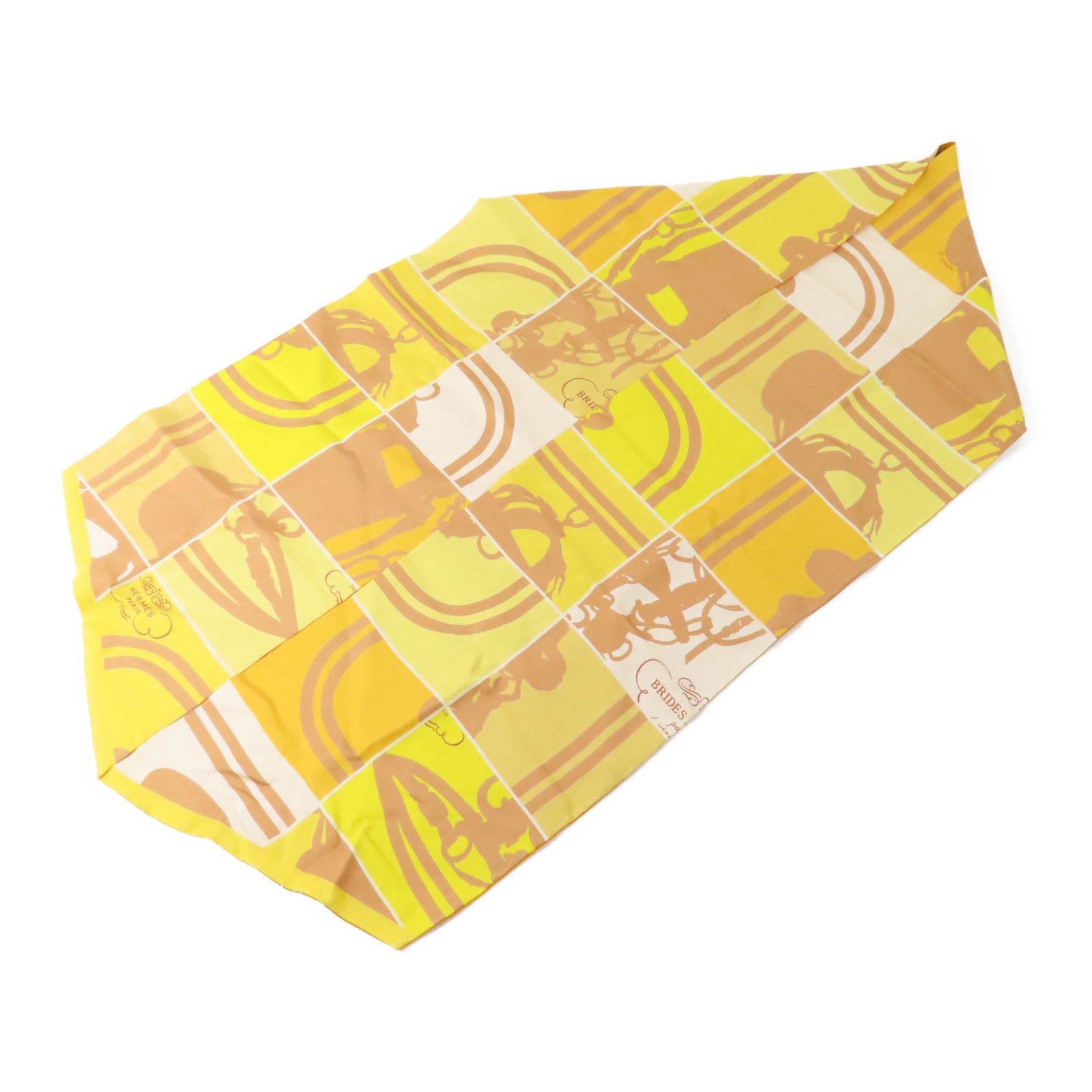 HERMES 絲質Maxi Twilly絲巾