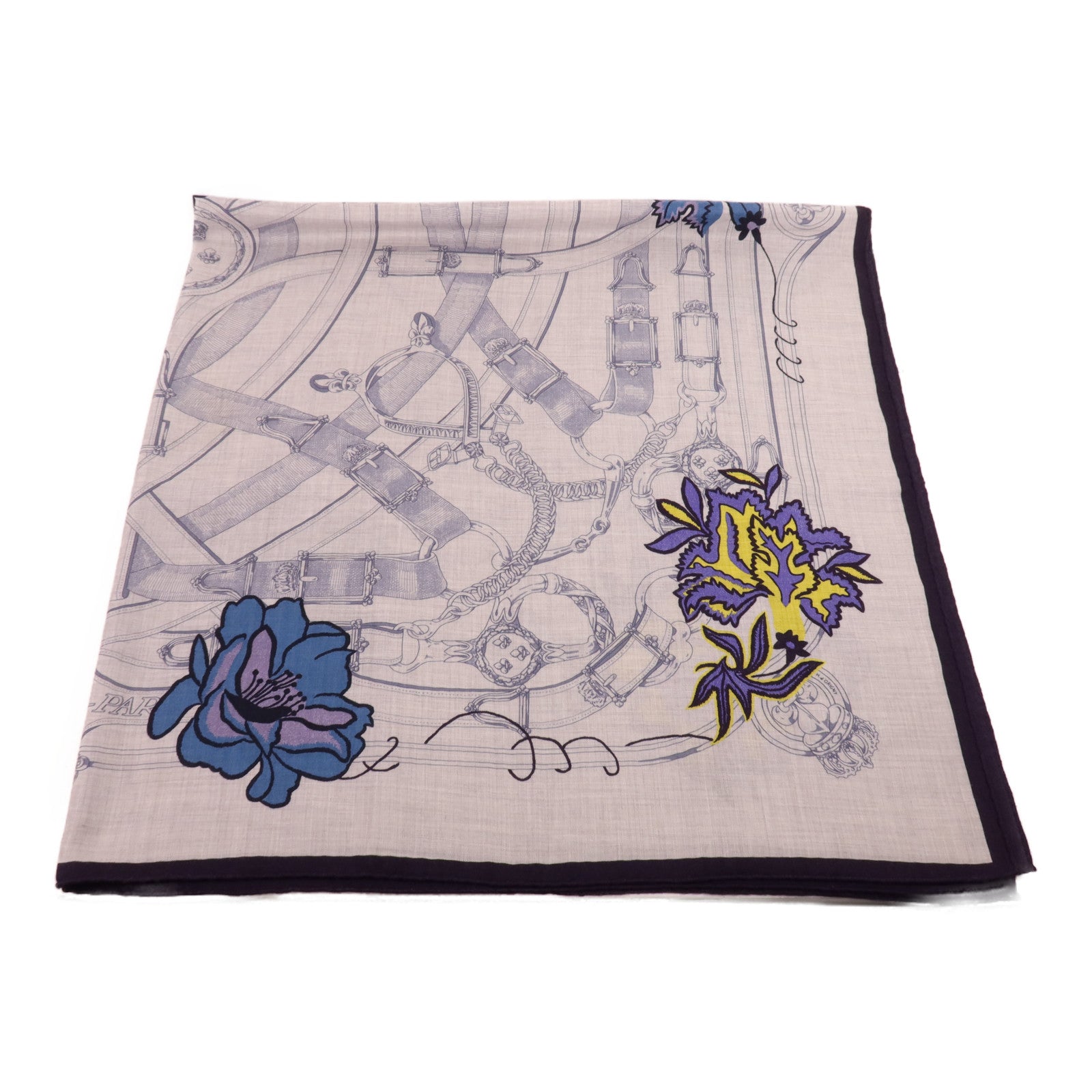 HERMES 羊絨/絲質Scarf圍巾