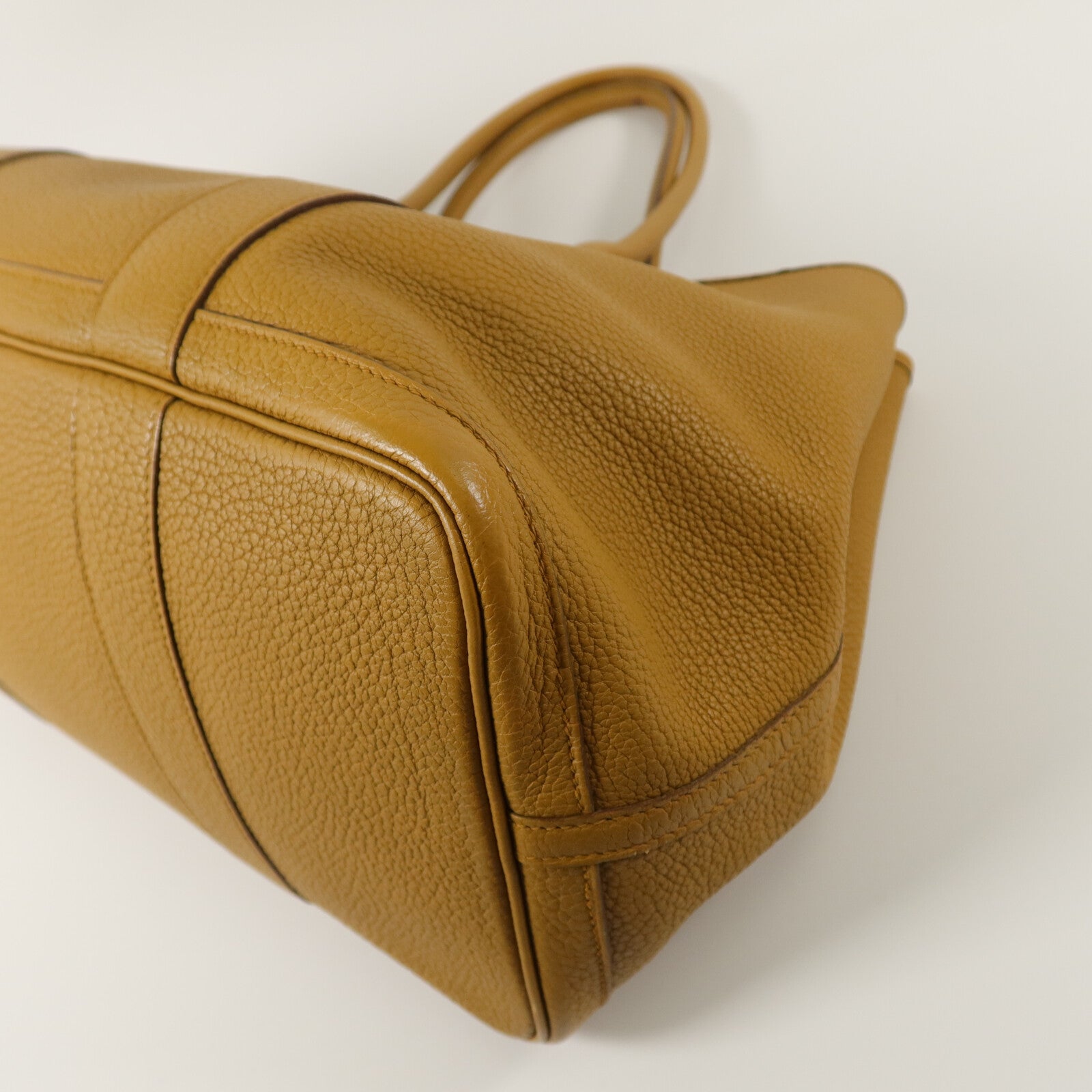 HERMES Negonda皮革Garden Party PM手挽袋Sesame