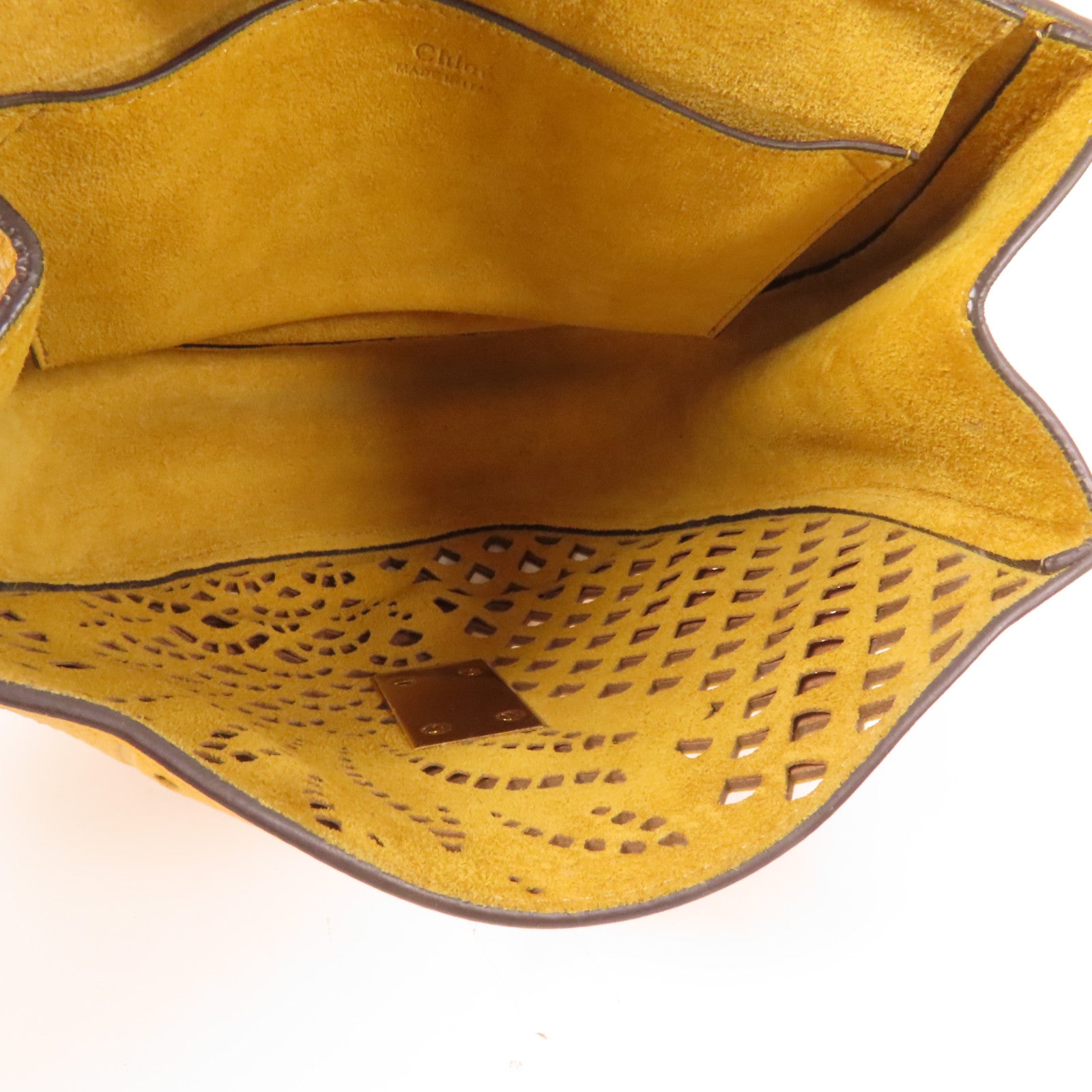 Chloe 牛皮皮革Shoulder Bag金扣鏈帶肩背袋