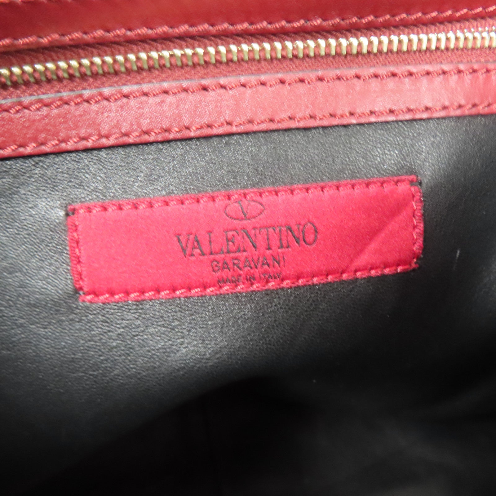 Valentino 【激減優惠】牛皮皮革2 Way Shoulder銀扣手挽肩背兩用袋紅色/杏色/淺藍色