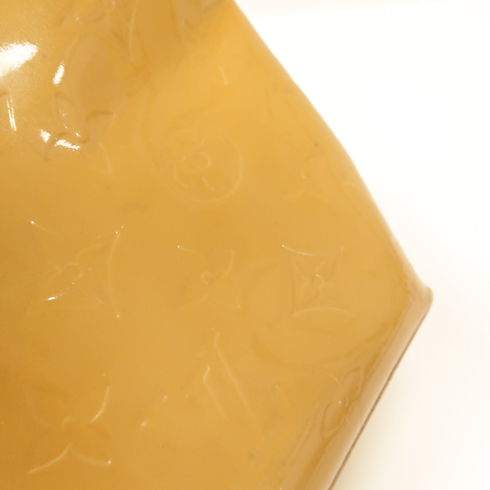 LOUIS VUITTON 【激減優惠】Monogram Vernis Reade PM銀扣手挽袋棕色