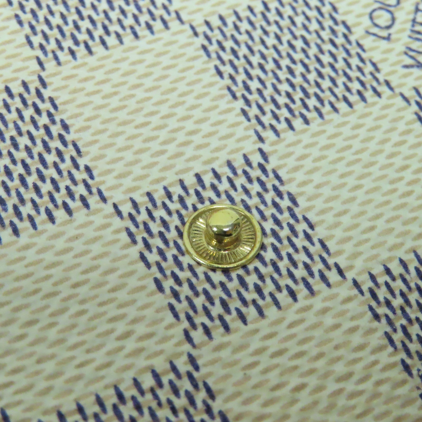 LOUIS VUITTON 【激減優惠】Damier Azur Rosalie Coin Purse金扣零錢包白色/藍色
