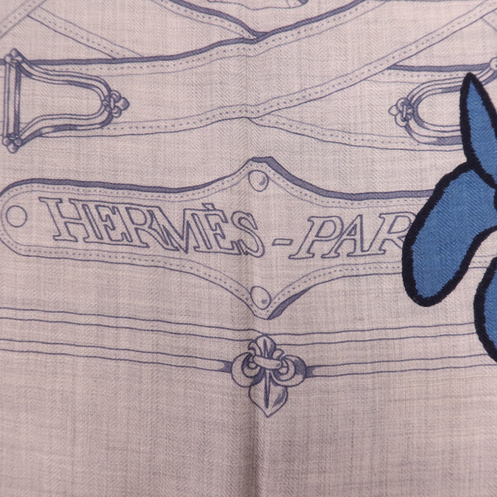 HERMES 羊絨/絲質Scarf圍巾