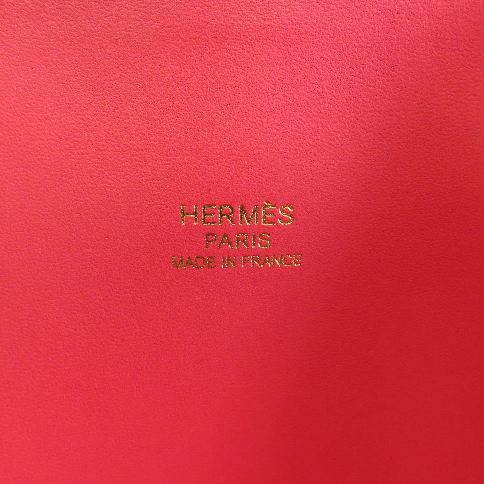 HERMES Epsom皮革Bolide 35金扣手挽肩背兩用袋紅色