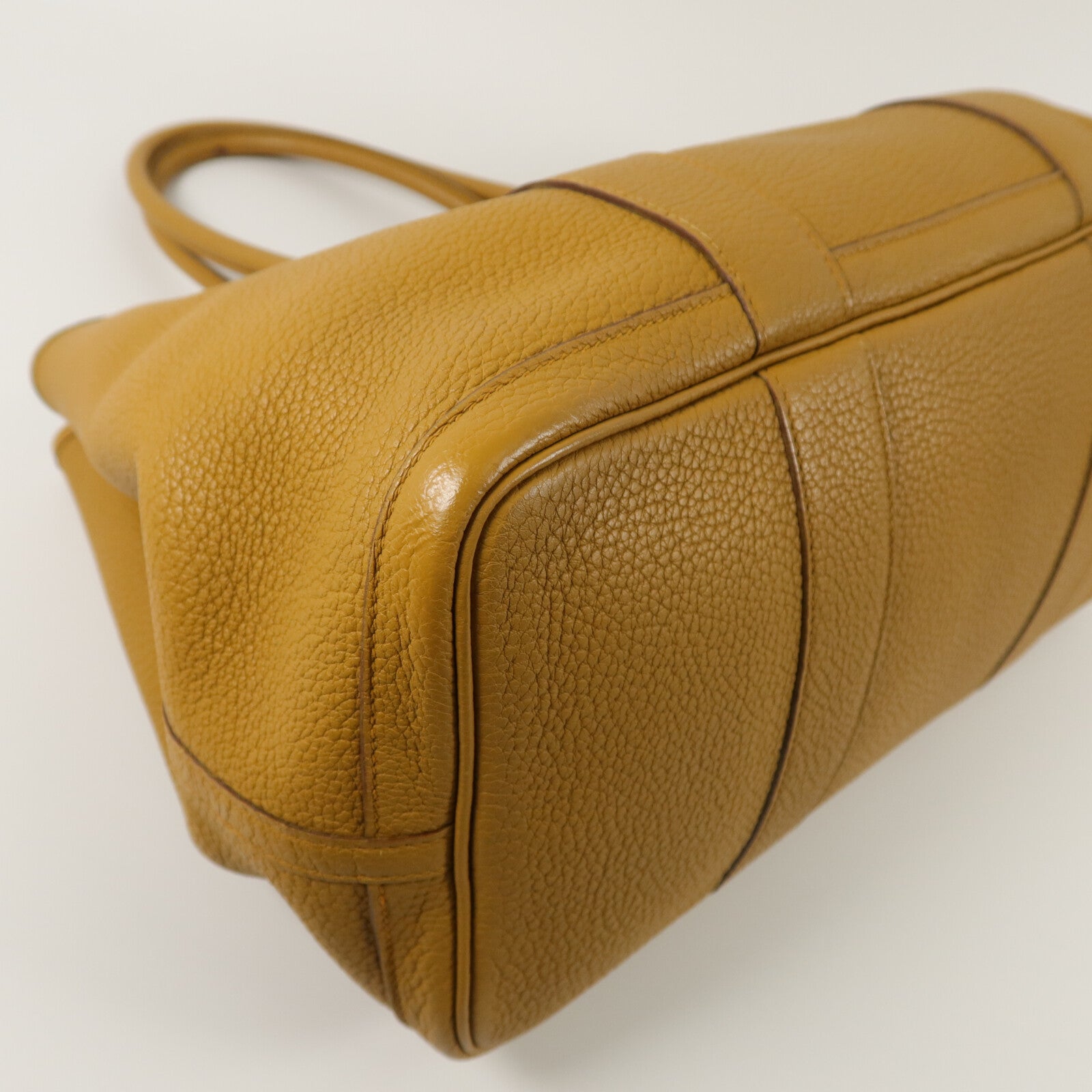HERMES Negonda皮革Garden Party PM手挽袋Sesame