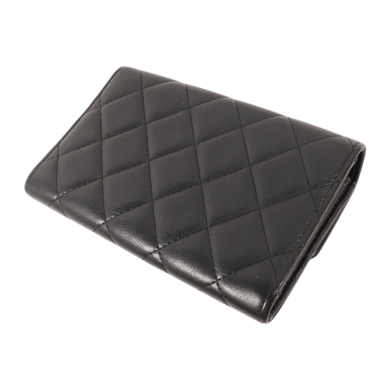 CHANEL 羊皮皮革Wallet金扣長錢包