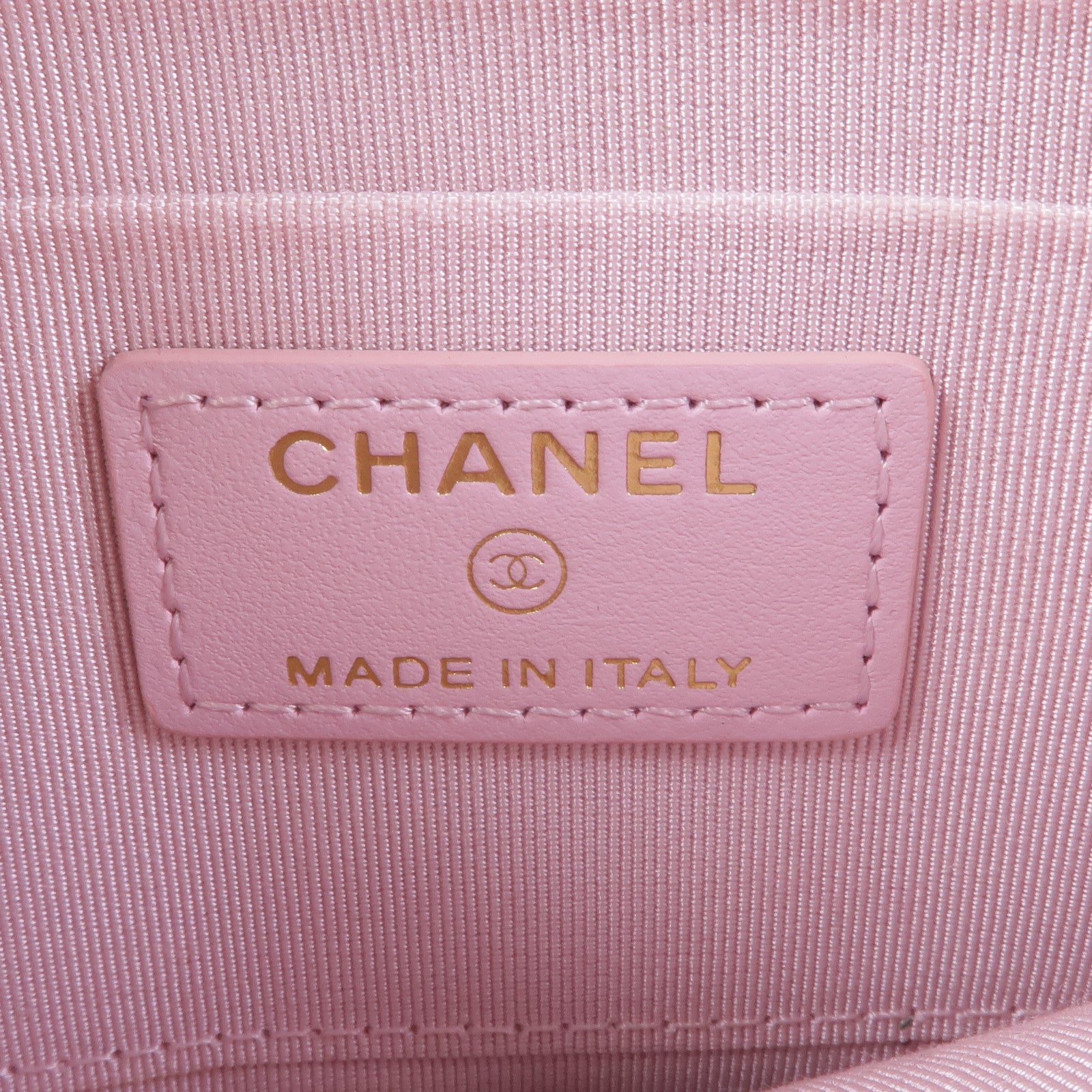 CHANEL 牛皮皮革Long Zipped Wallet金扣長錢包