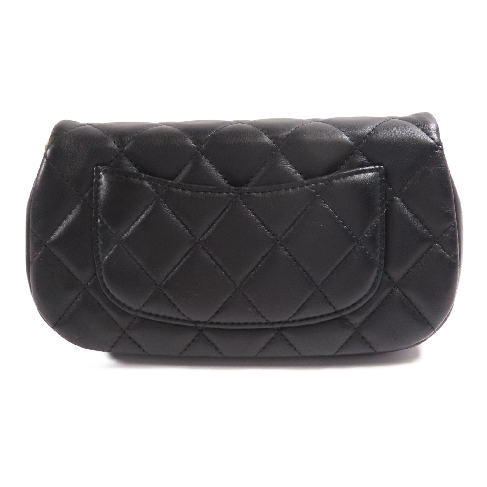 CHANEL 羊皮皮革Chain Shoulder金扣肩背袋