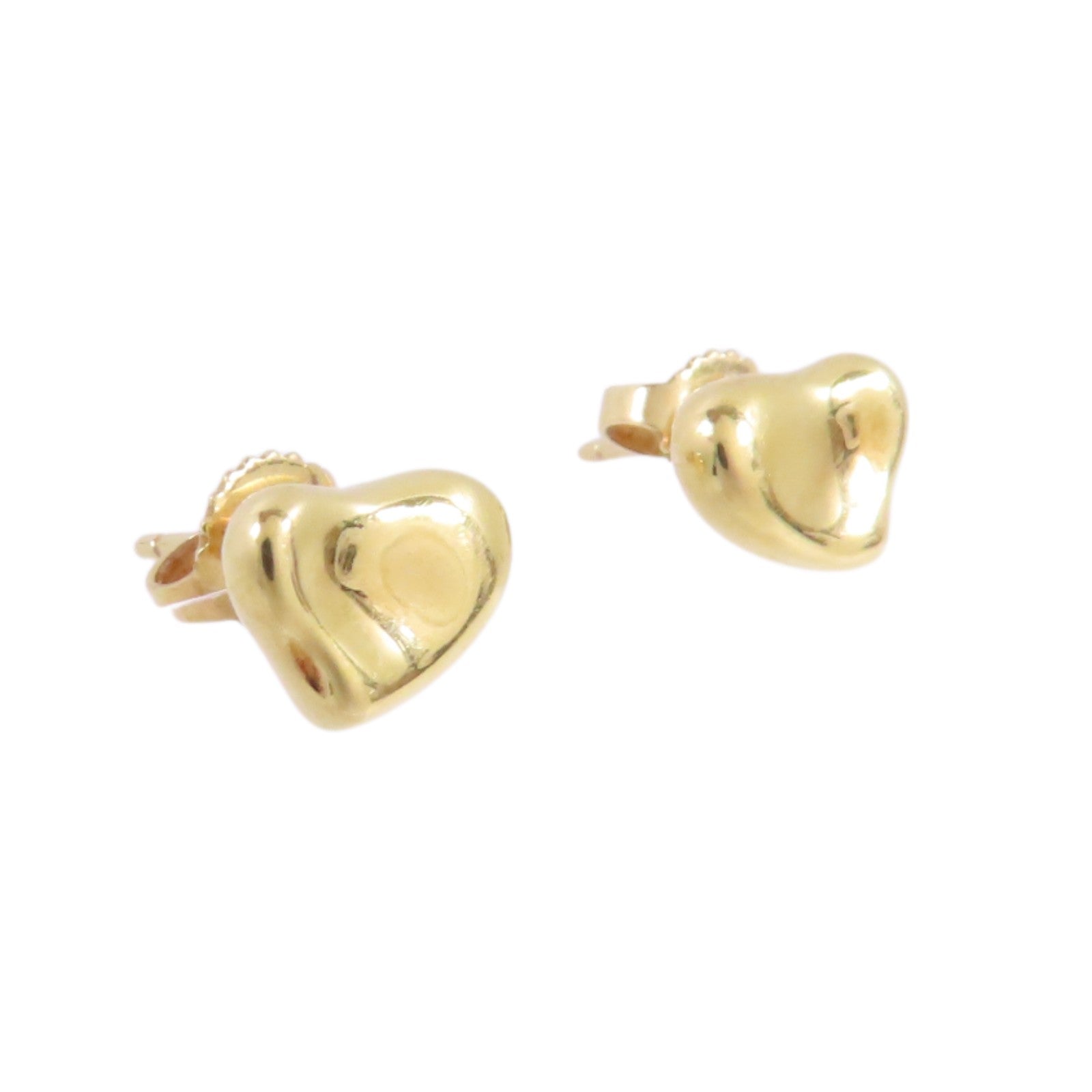 TIFFANY＆CO 【激減優惠】18K黃金Bean Earrings金扣耳環