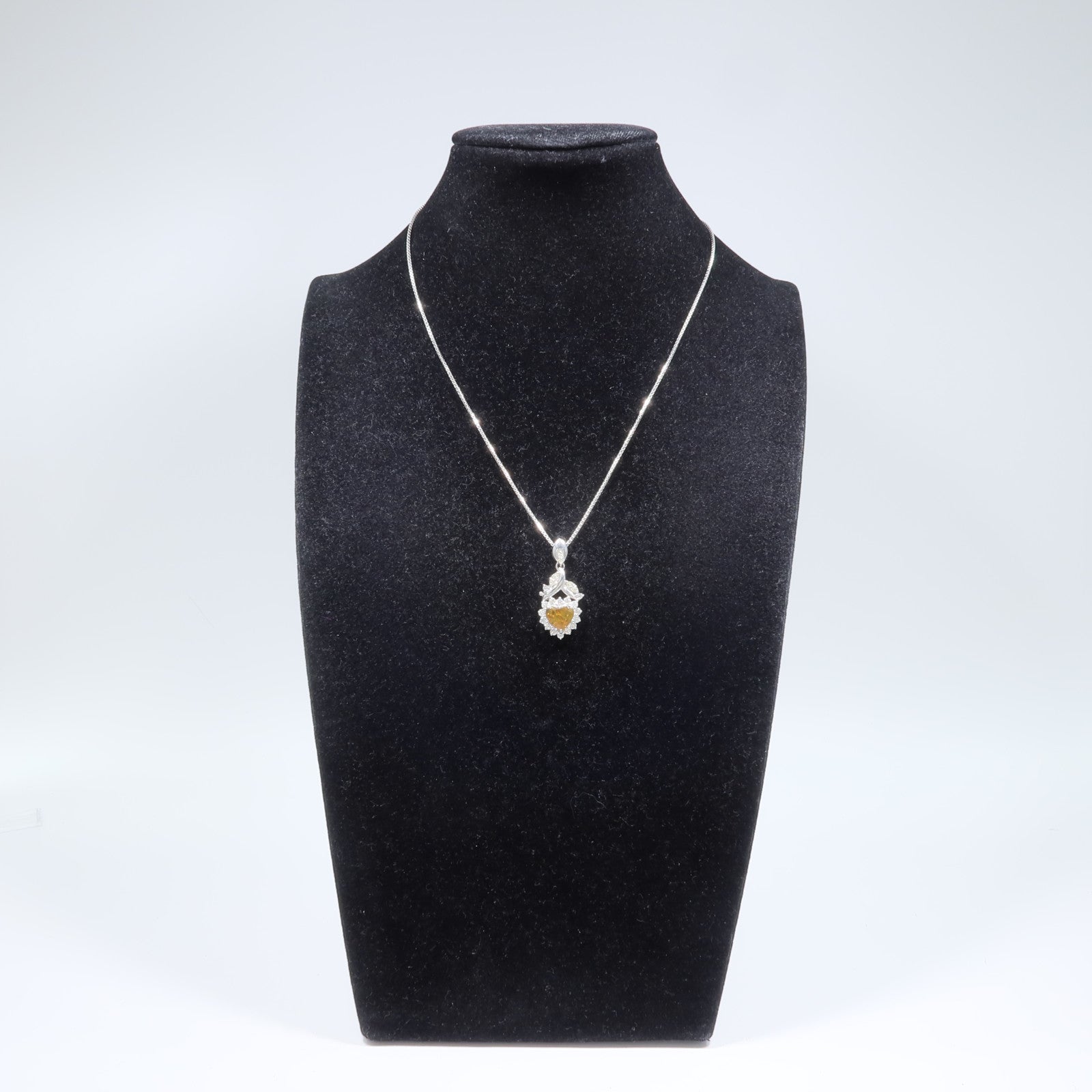 JEWELRY 18K白金Sphene Diamond Necklace榍石/鑽石項鍊