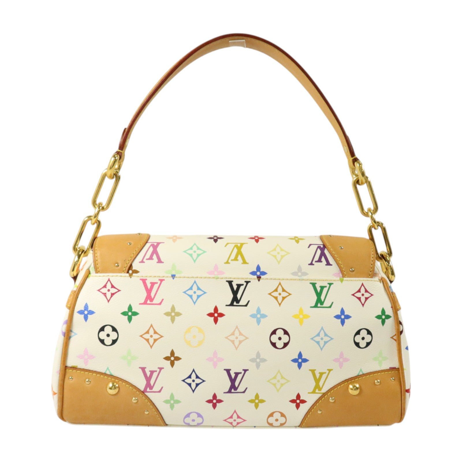 LOUIS VUITTON Monogram Multi Beverly MM金扣肩背袋