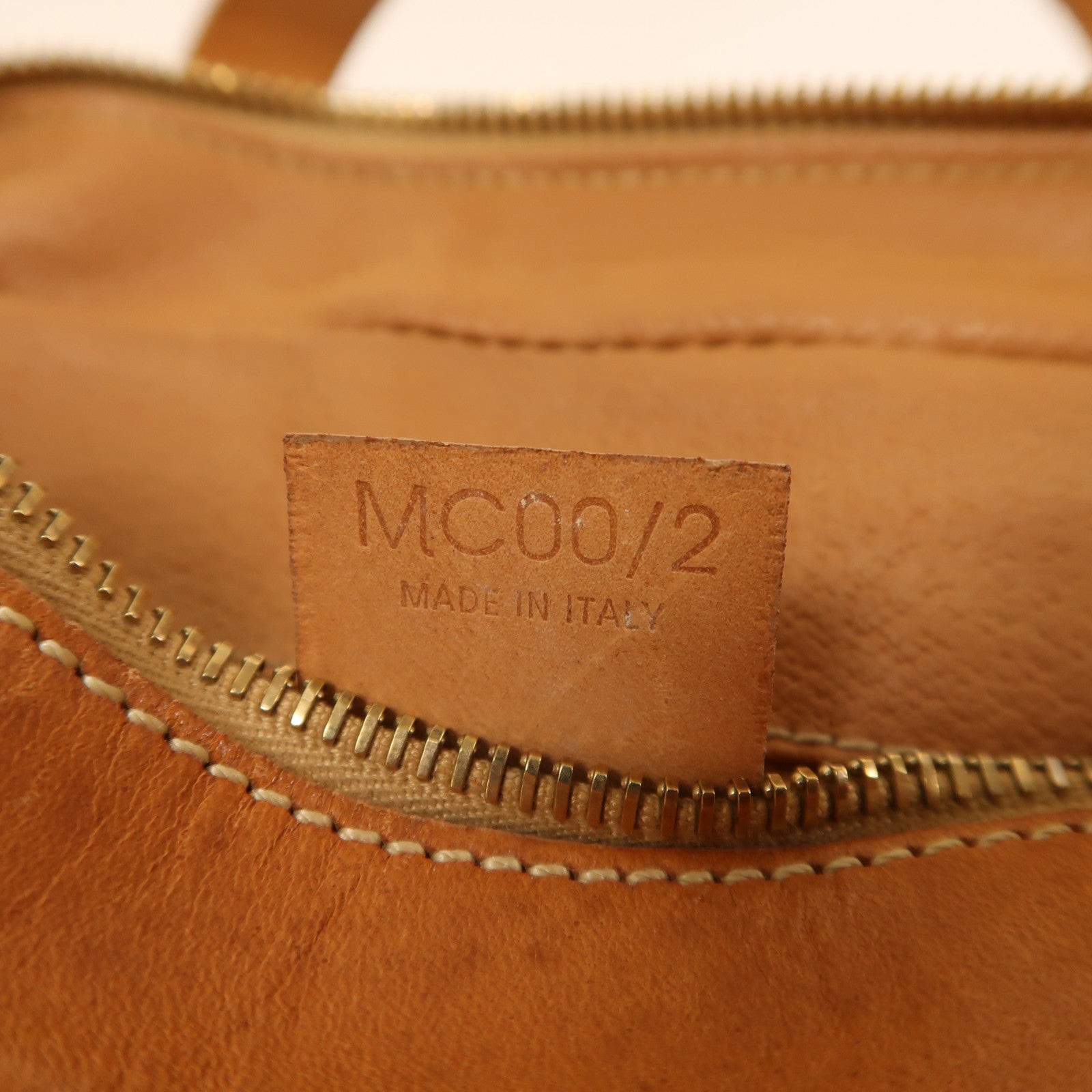 CELINE 塗層帆布/牛皮皮革Vintage Hand Bag金扣手挽袋棕色