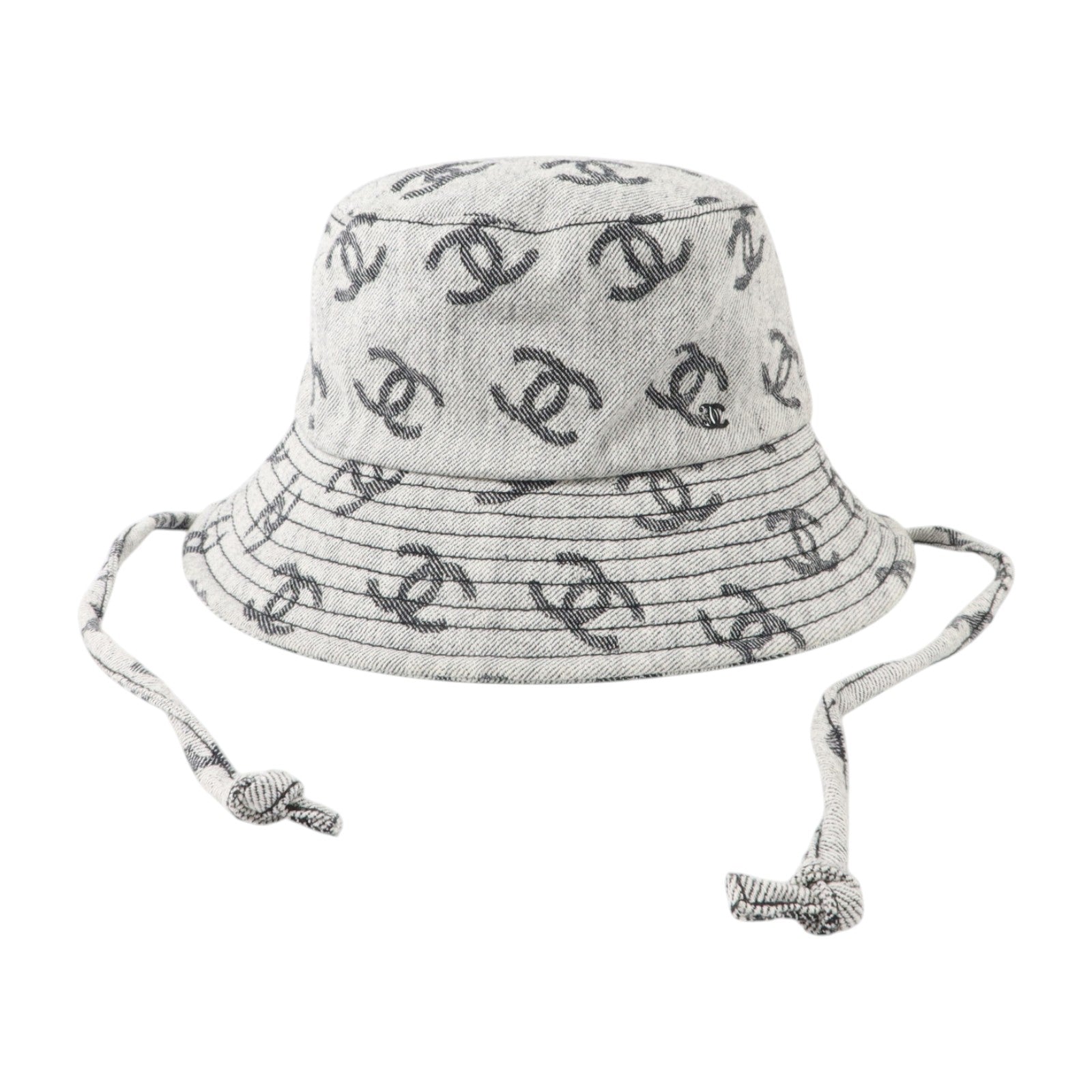 CHANEL 牛仔布料Bucket Hat帽子