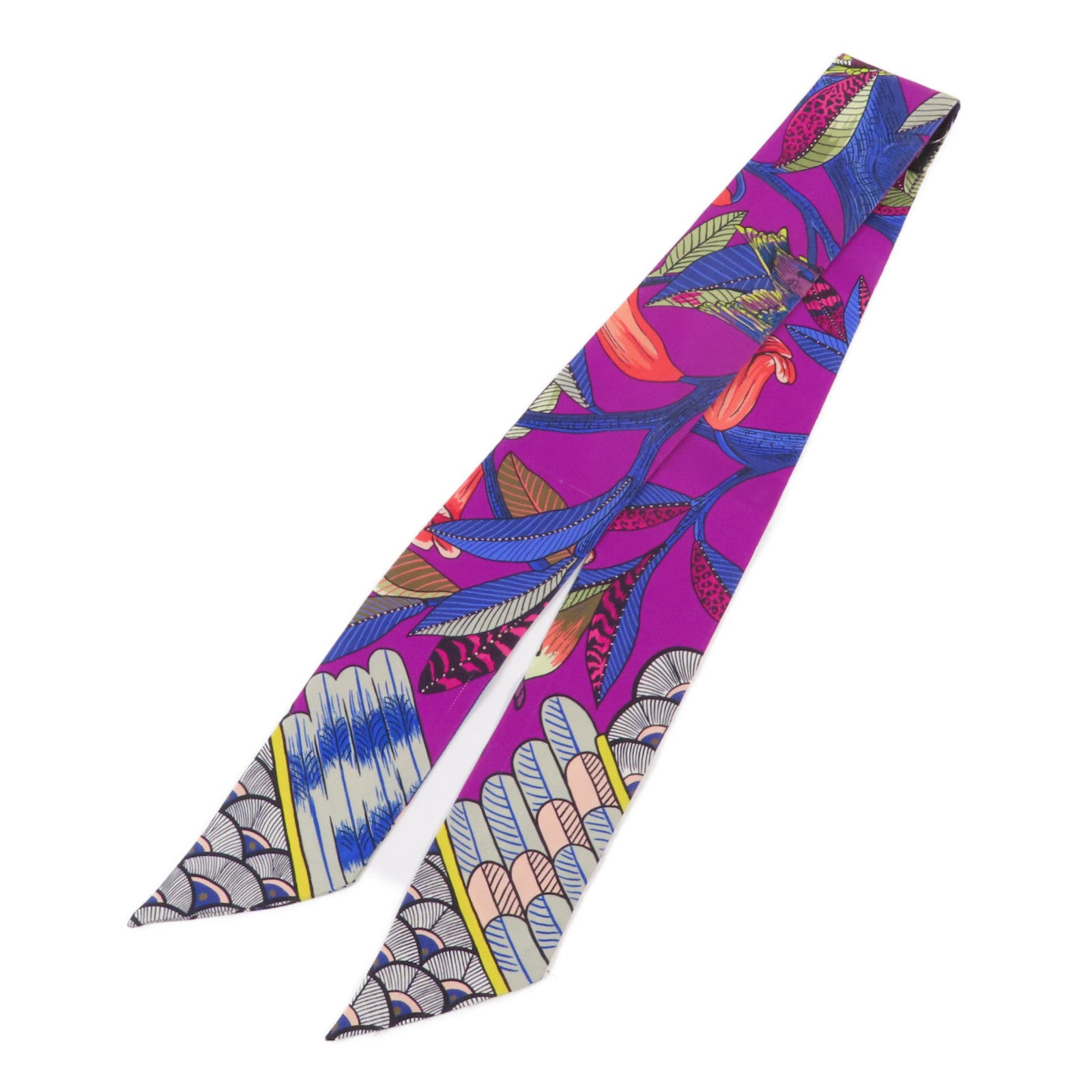 HERMES 絲質Twilly絲巾