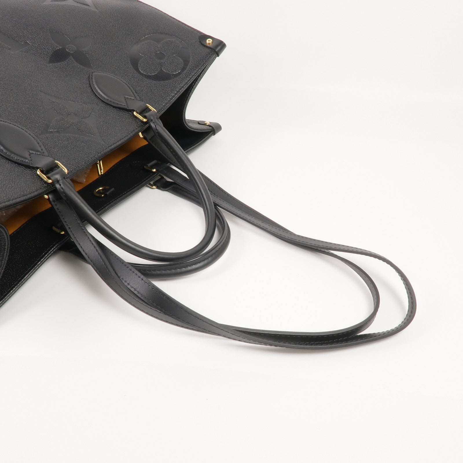 LOUIS VUITTON Monogram Empreinte On The Go GM金扣手挽肩背兩用袋