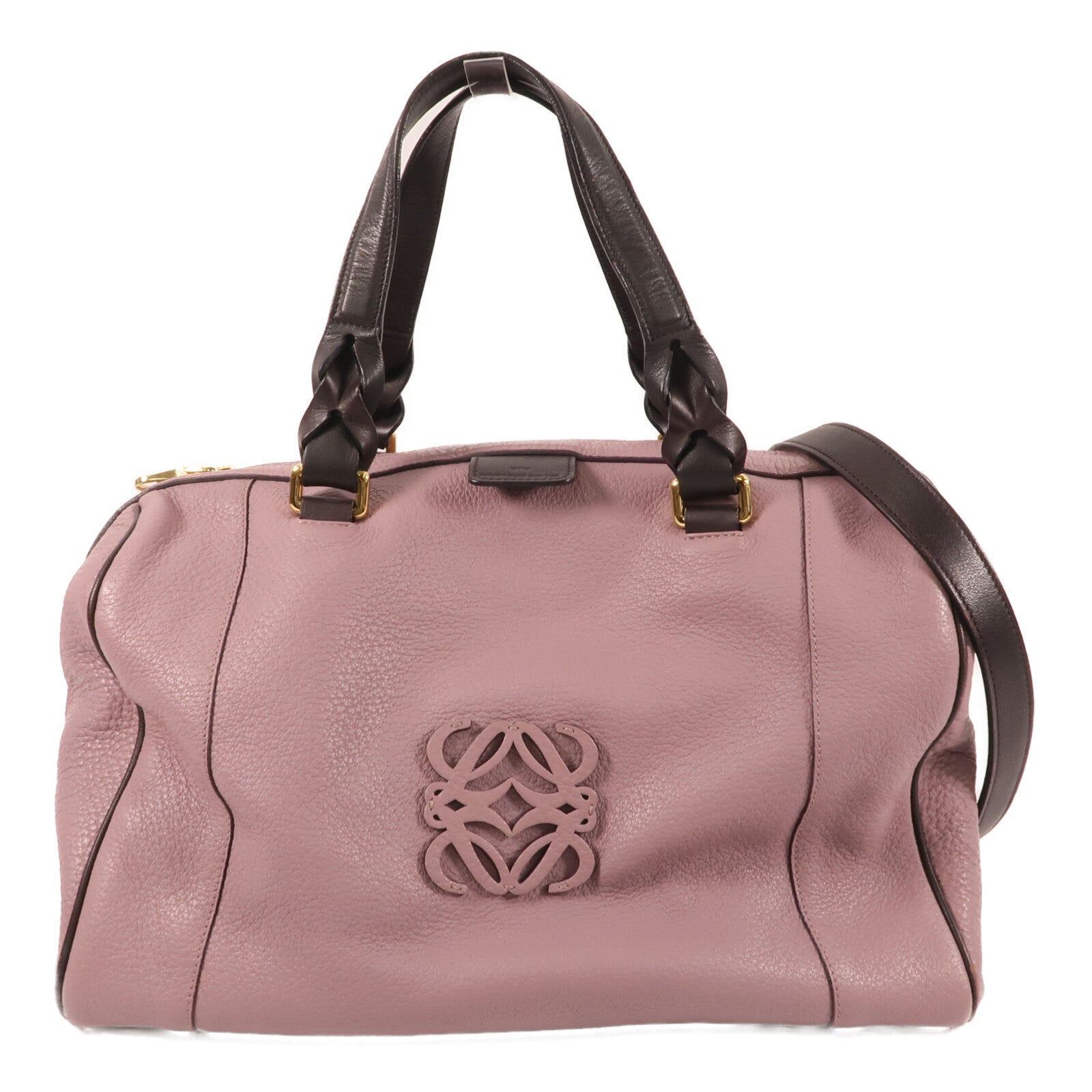LOEWE 牛皮皮革Fusta金扣手挽肩背兩用袋