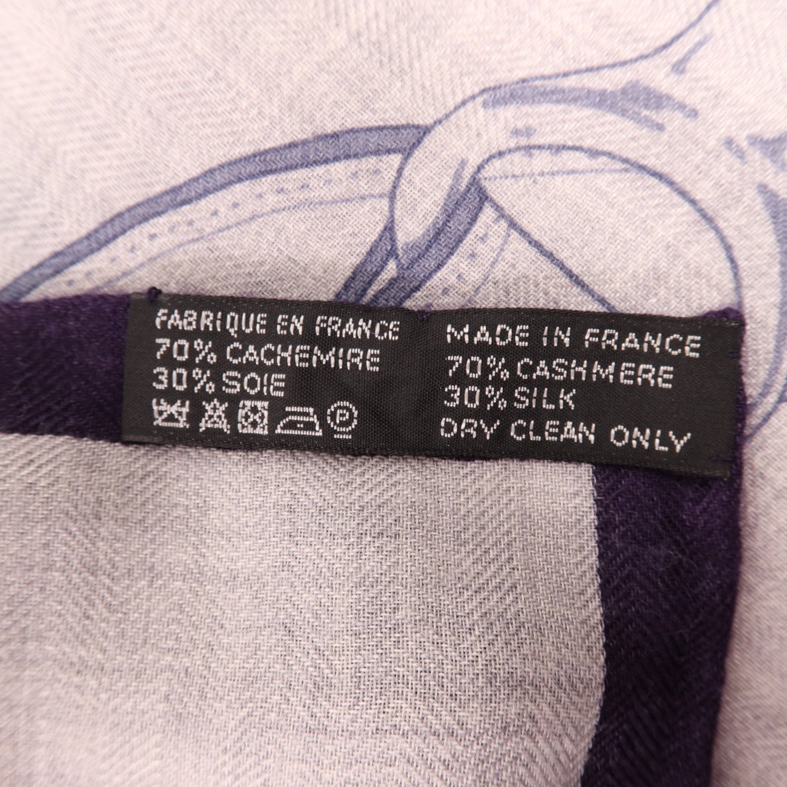 HERMES 羊絨/絲質Scarf圍巾