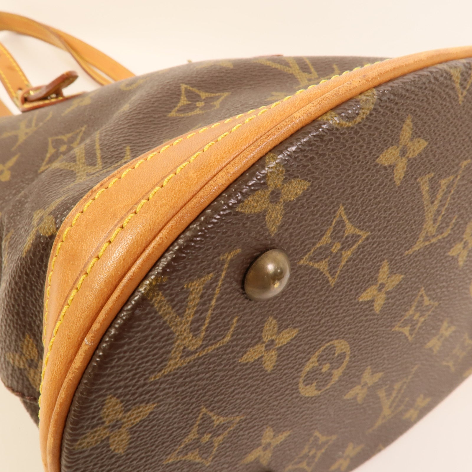 LOUIS VUITTON Monogram Bucket PM金扣手挽袋