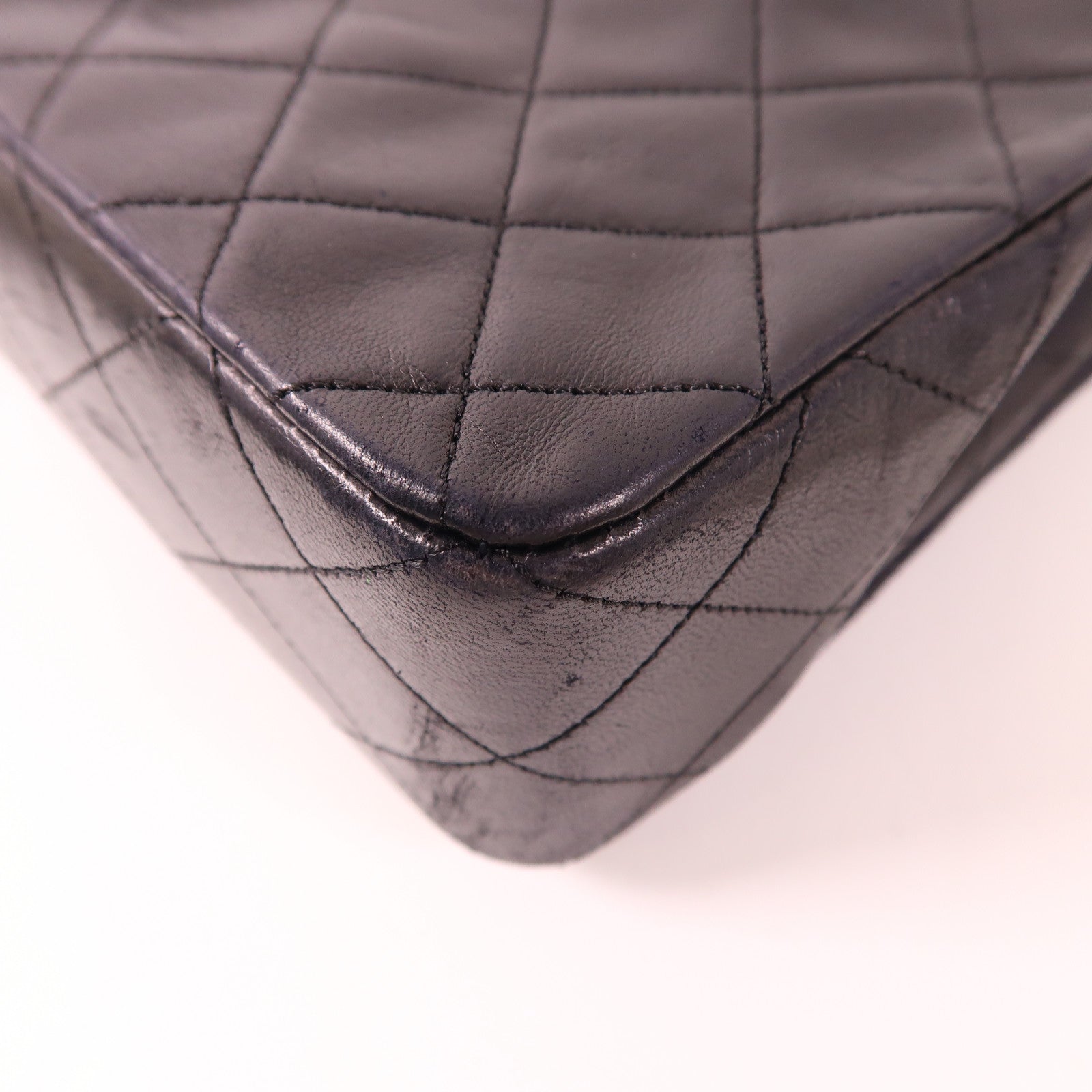 CHANEL 羊皮皮革Vintage Shoulder Bag金扣鏈帶肩背袋