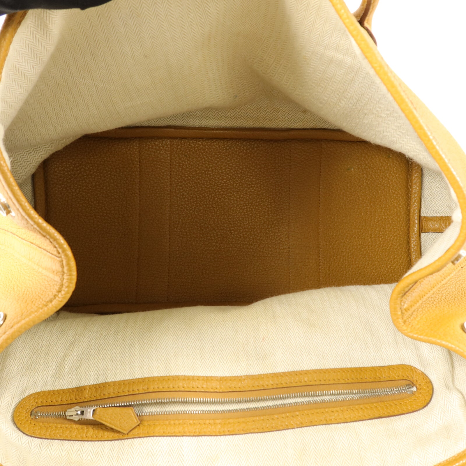 HERMES Negonda皮革Garden Party PM手挽袋Sesame