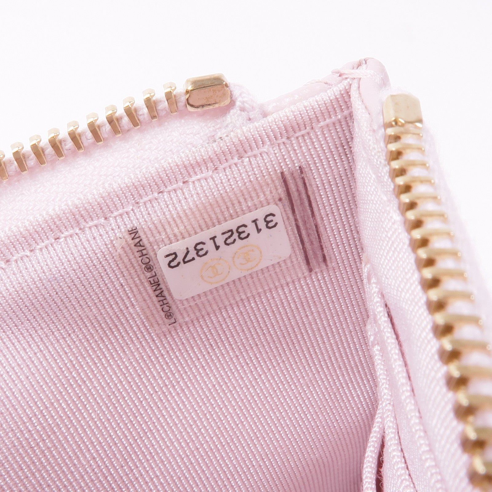 CHANEL 牛皮皮革Long Zipped Wallet金扣長錢包